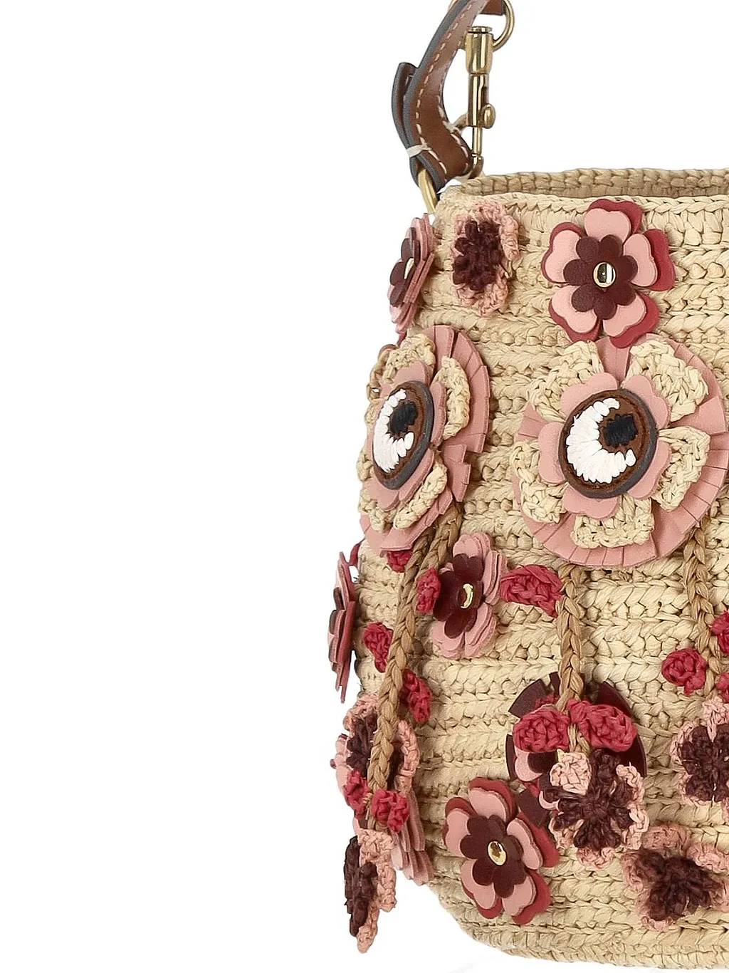 Anya Hindmarch Floral-Embellished Top Handle Bag