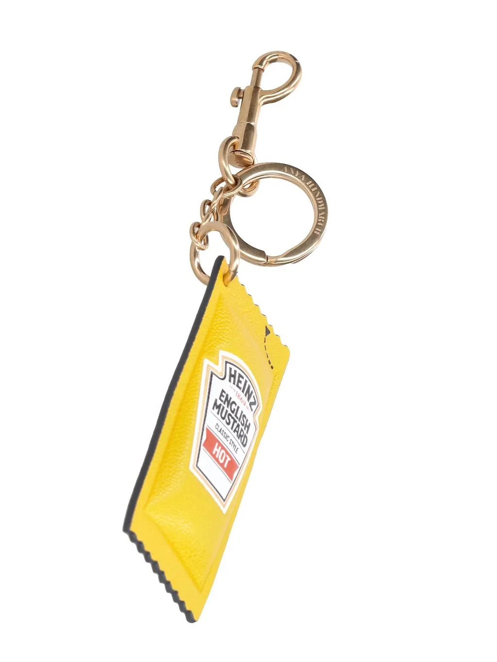 Anya Hindmarch Mustard Packet Keyring