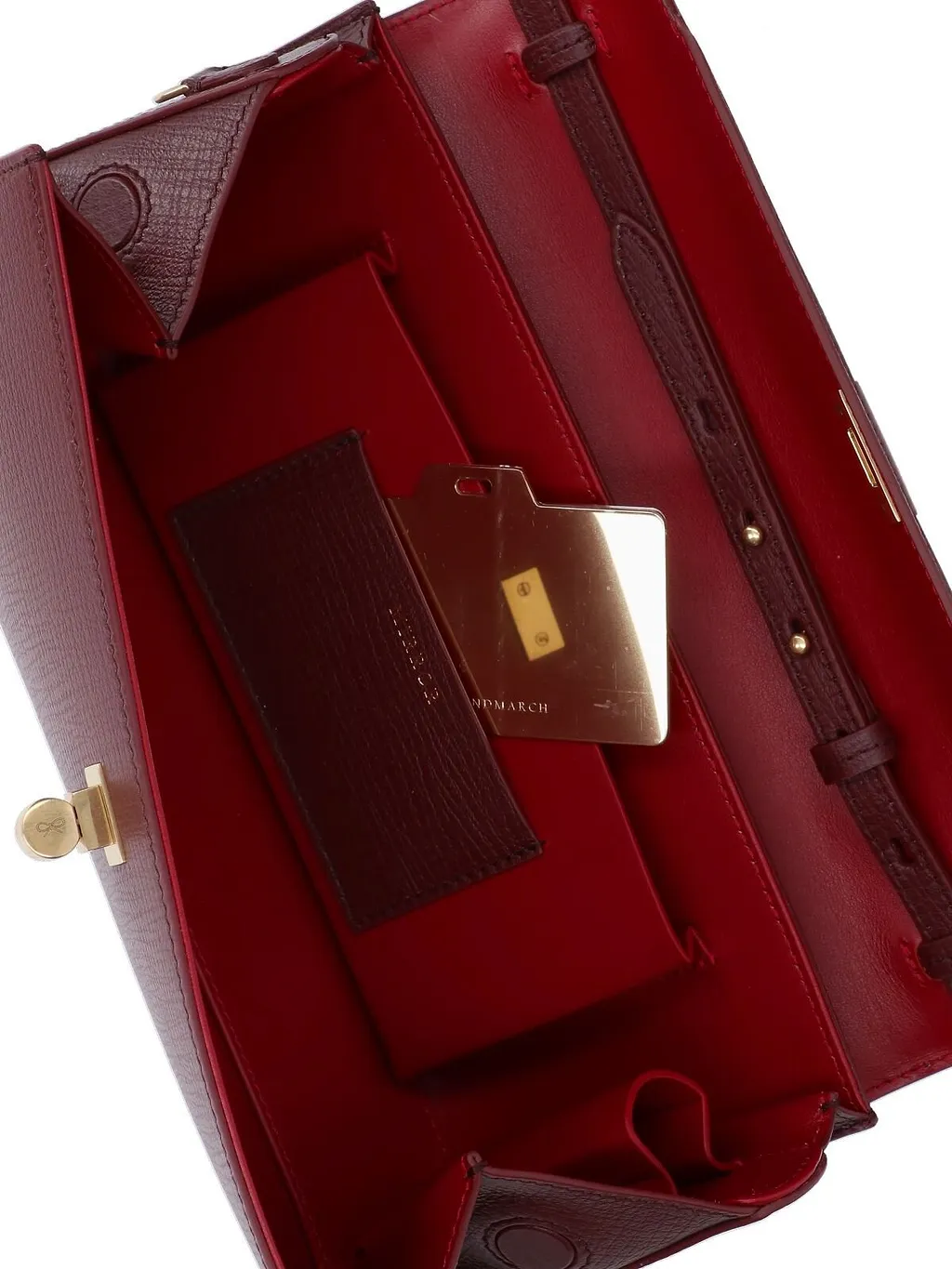 Anya Hindmarch Top Handle Clutch Bag