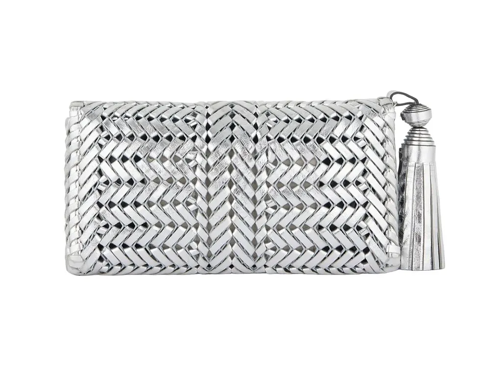 Anya Hindmarch Tulle Chain Detail Clutch Bag