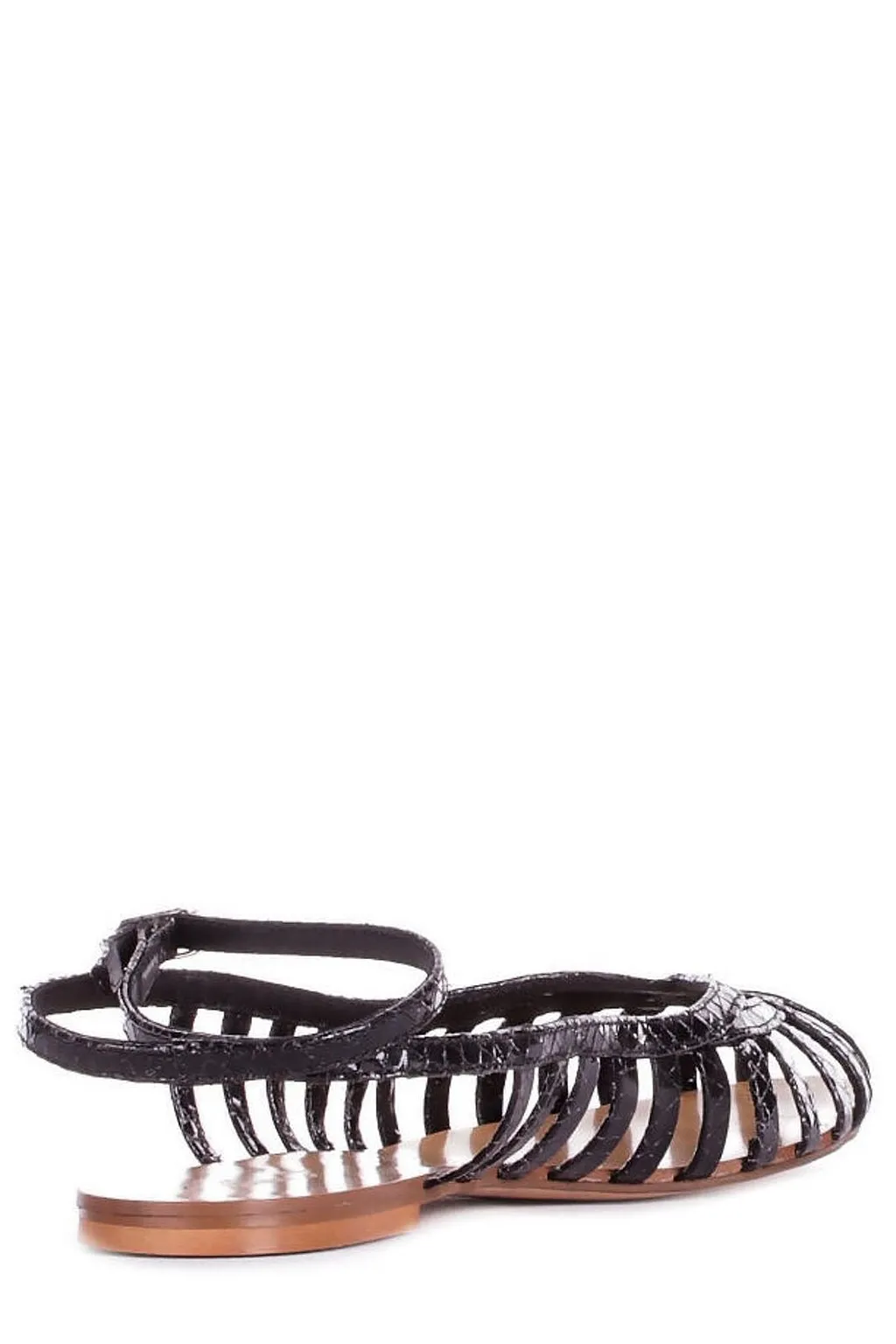 Anna F. Caged Ankle Strap Sandals