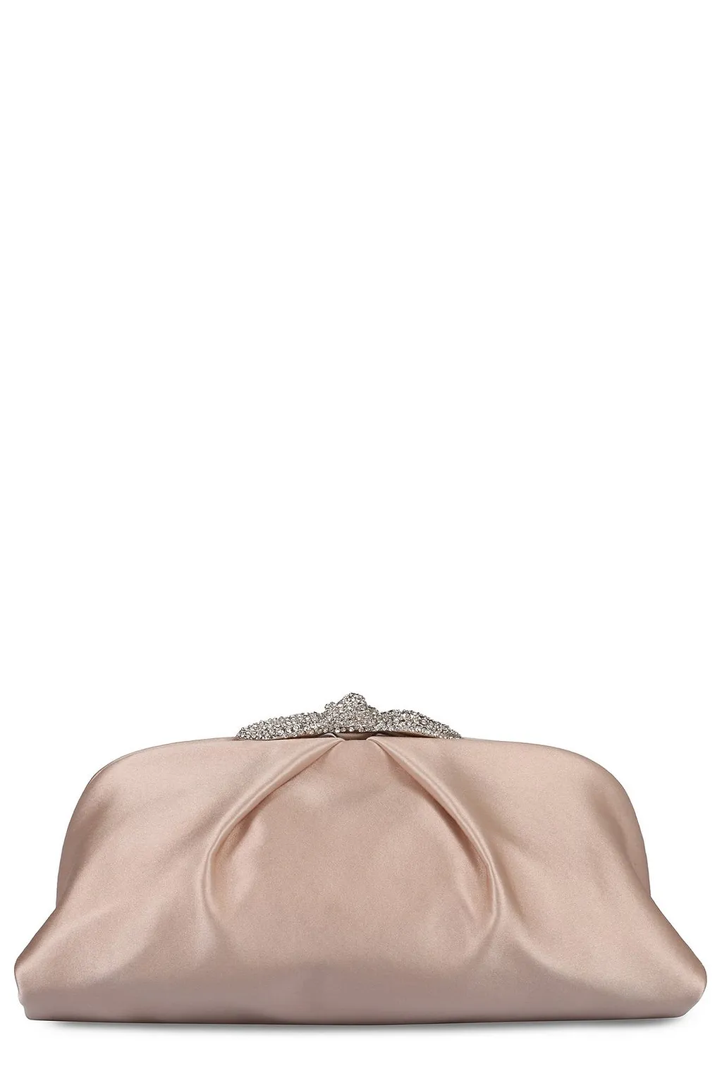 Aquazzura Very Bow Tie Embellished Clutch Bag