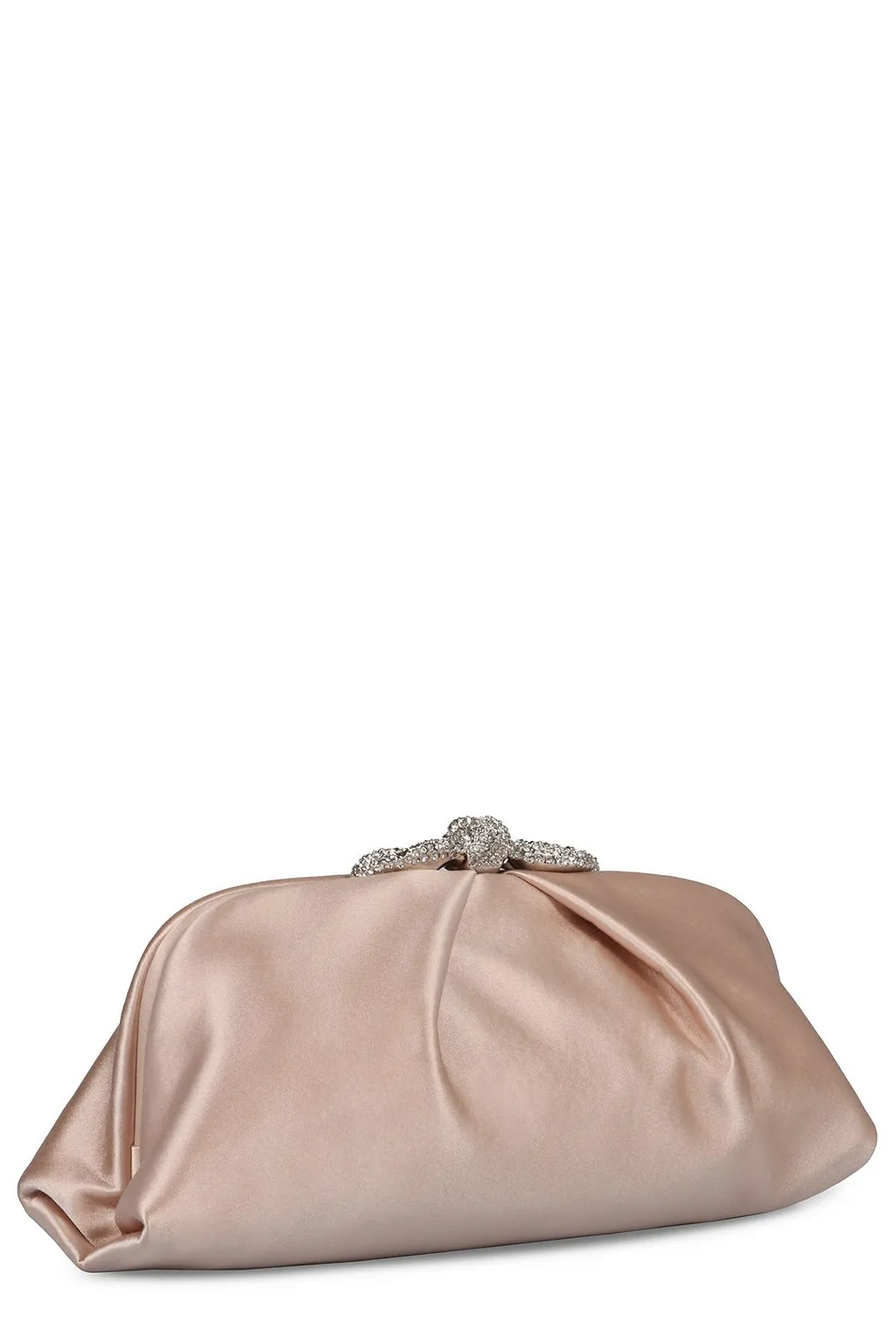 Aquazzura Very Bow Tie Embellished Clutch Bag