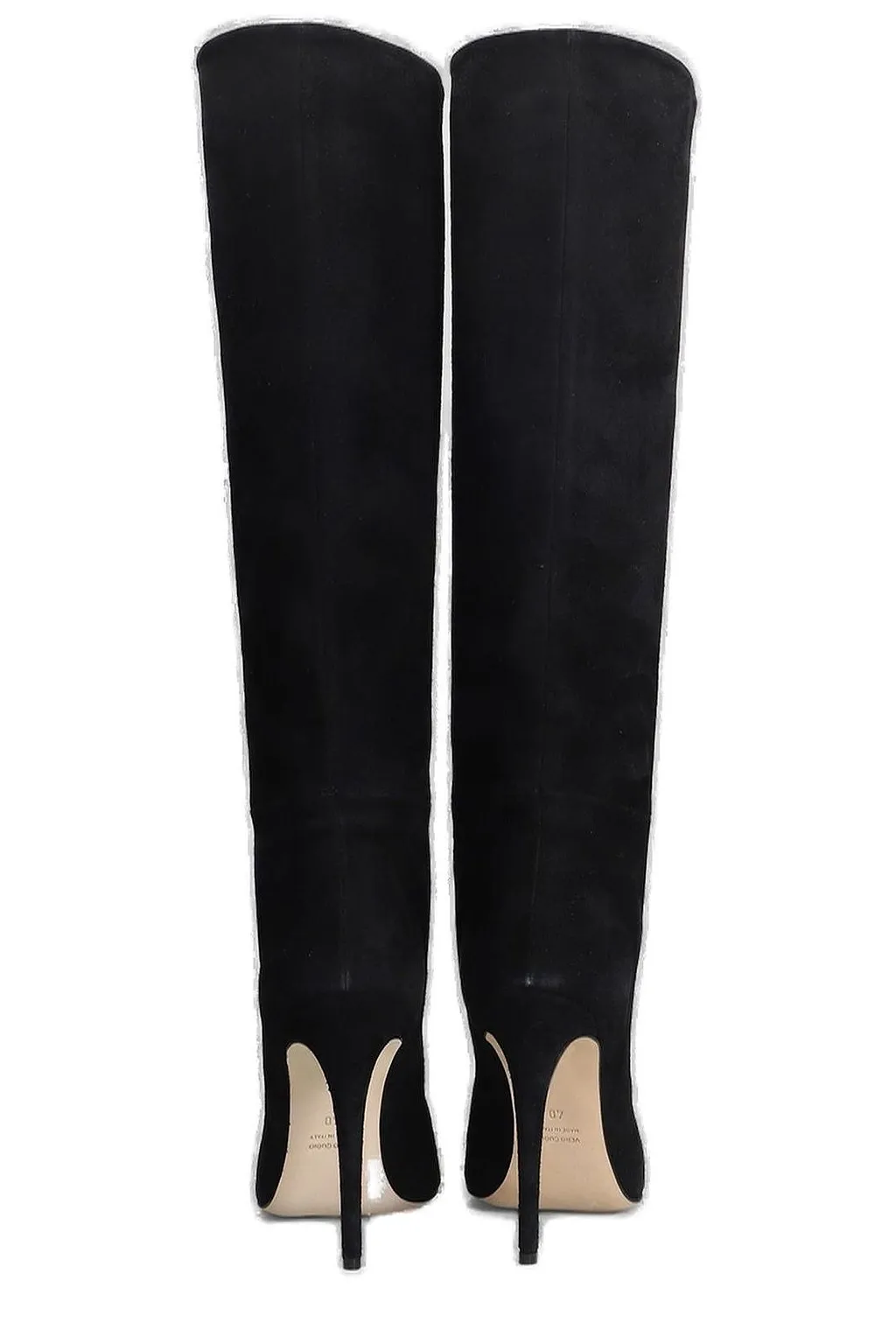 Anna F. Knee-High Pointed-Toe Boots