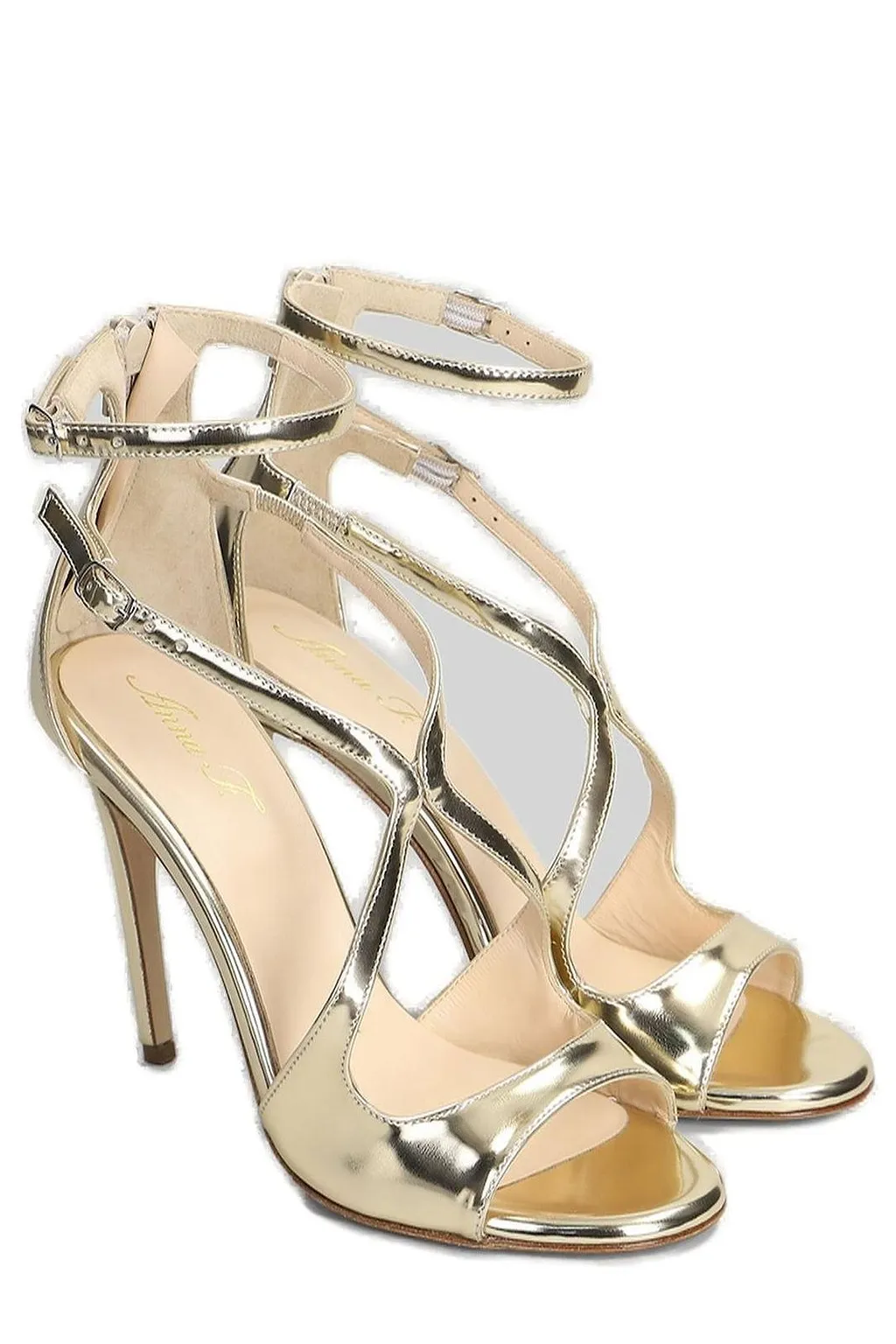 Anna F. Open Toe Heeled Sandals