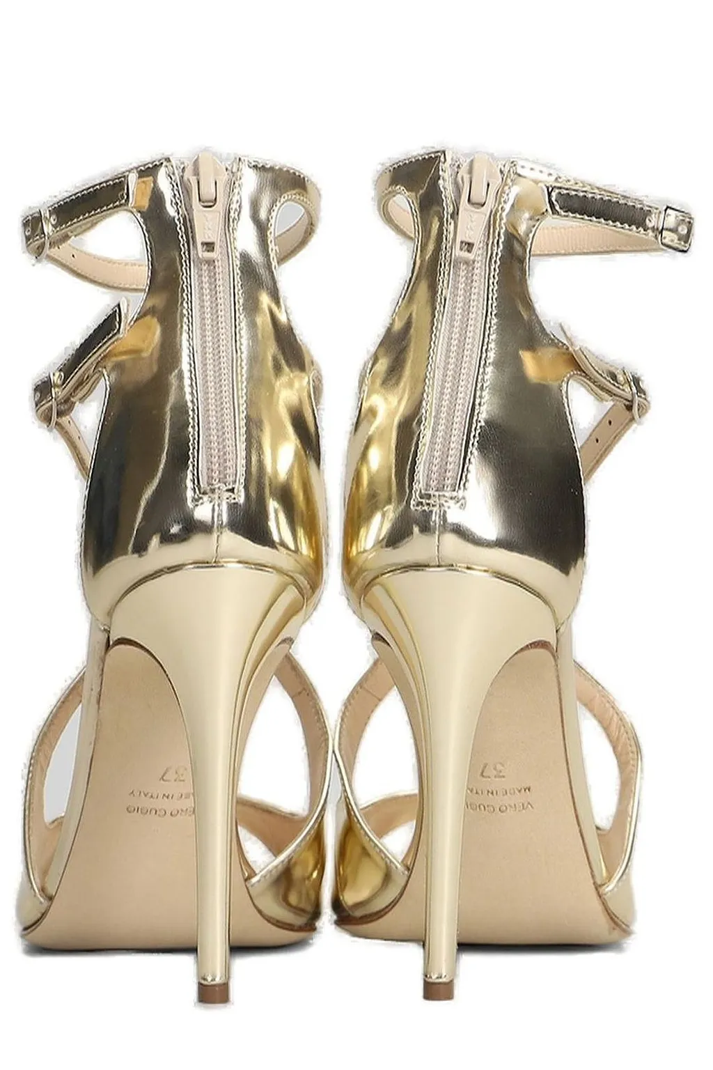 Anna F. Open Toe Heeled Sandals