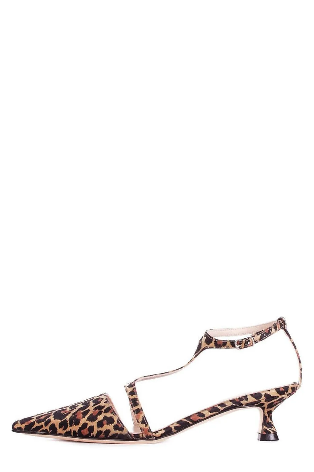 Anna F. Leopard-Printed Pointed-Toe Pumps