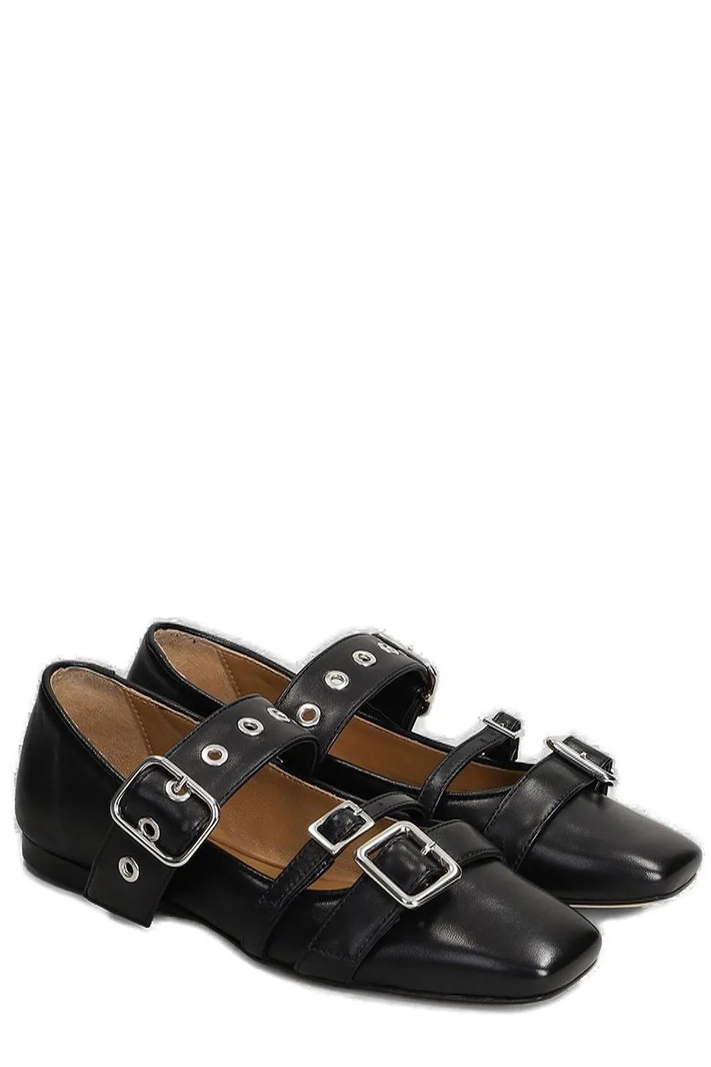 Anna F. Lepord Printed Ballet Flats