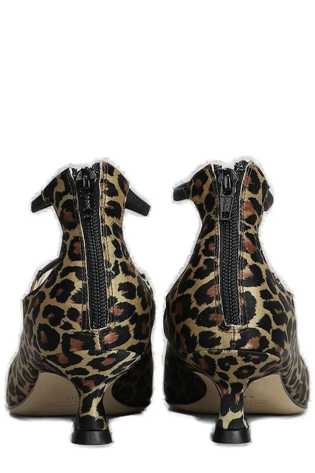 Anna F. Pointed-Toe Cut-Out Detailed Pumps