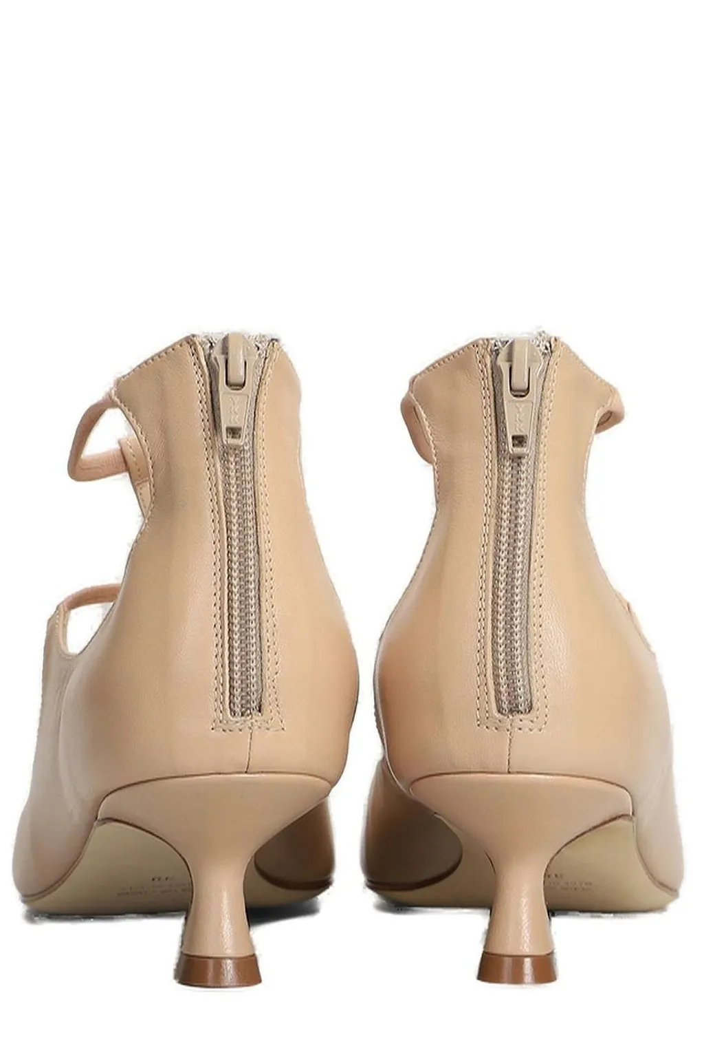 Anna F. Pointed-Toe Cut-Out Detailed Pumps