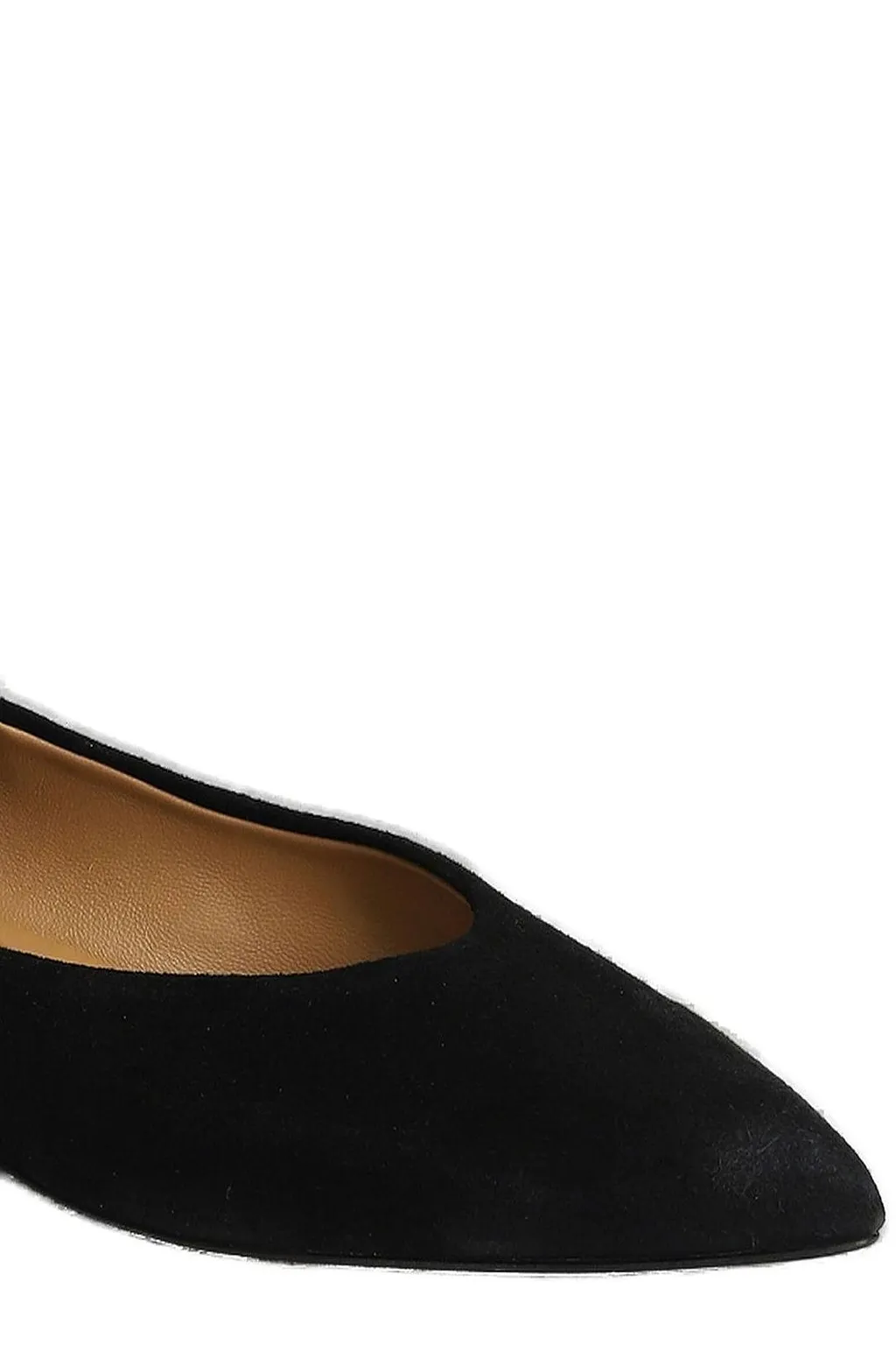 Anna F. Pointed Toe Slip-On Ballet Flats