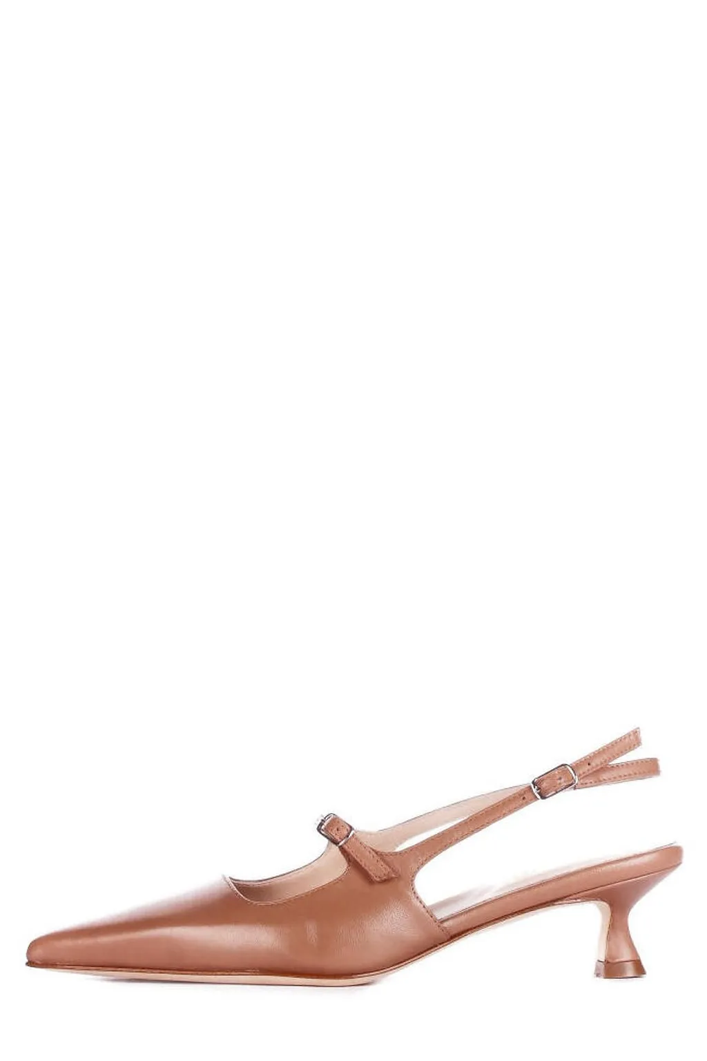 Anna F. Pointed-Toe Slingback Pumps
