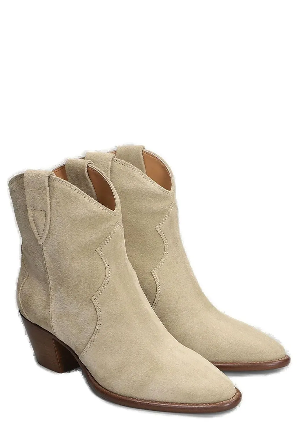 Anna F. Pointed Toe Heeled Boots