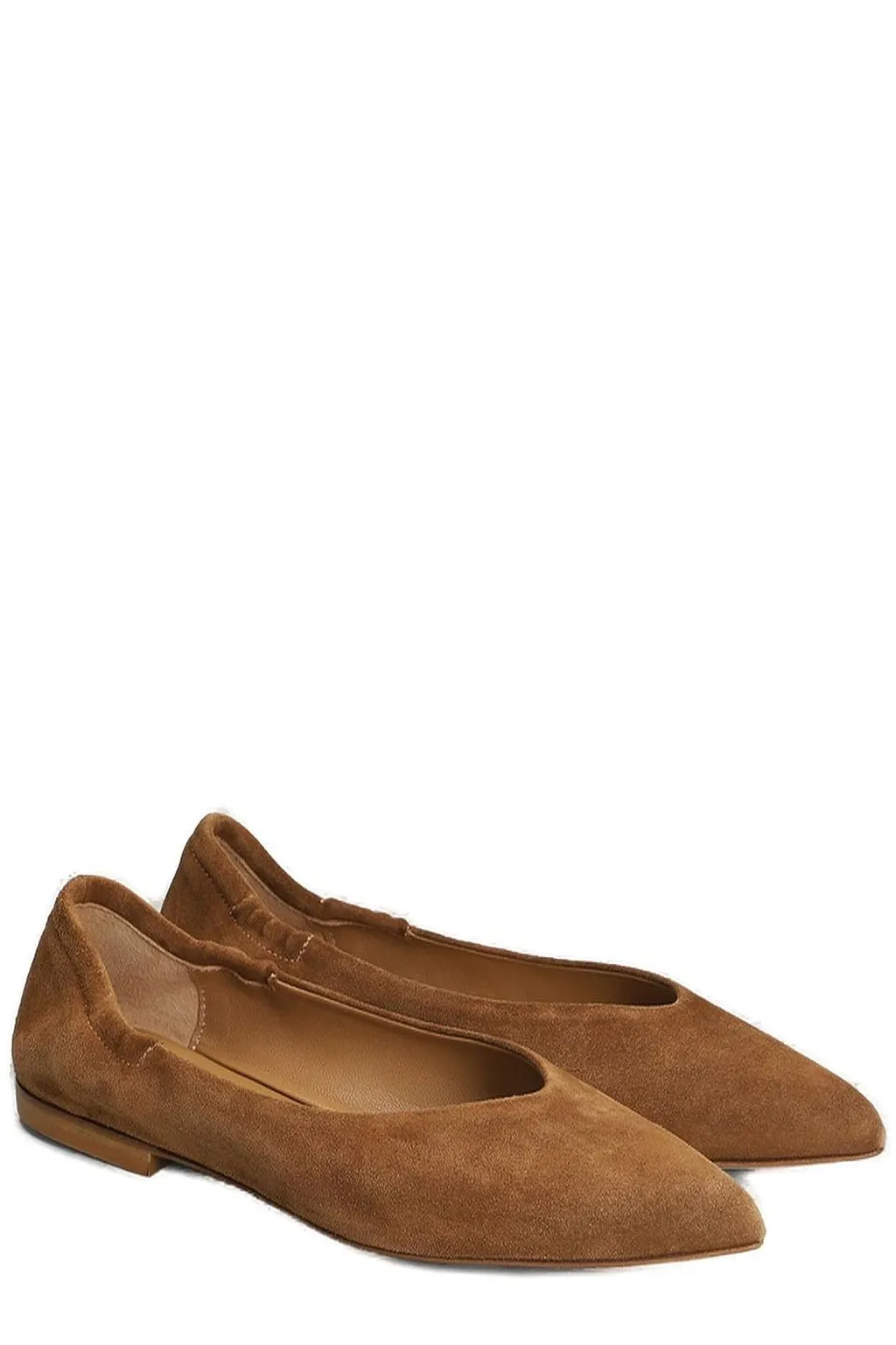 Anna F. Pointed Toe Slip-On Ballet Flats