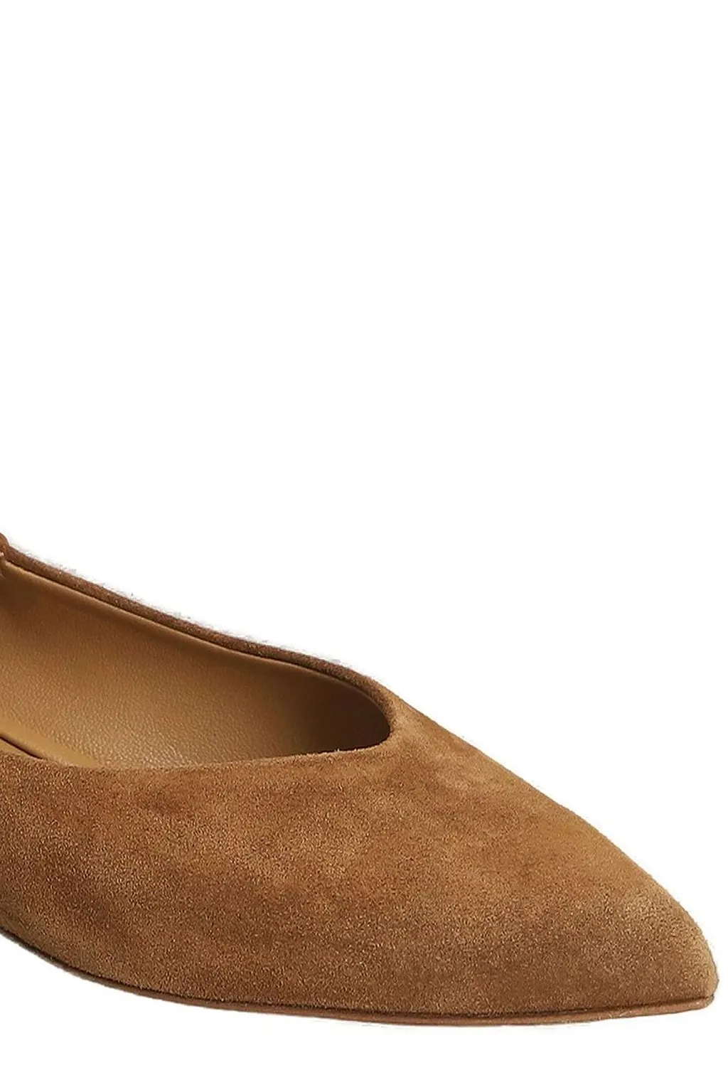 Anna F. Pointed Toe Slip-On Ballet Flats