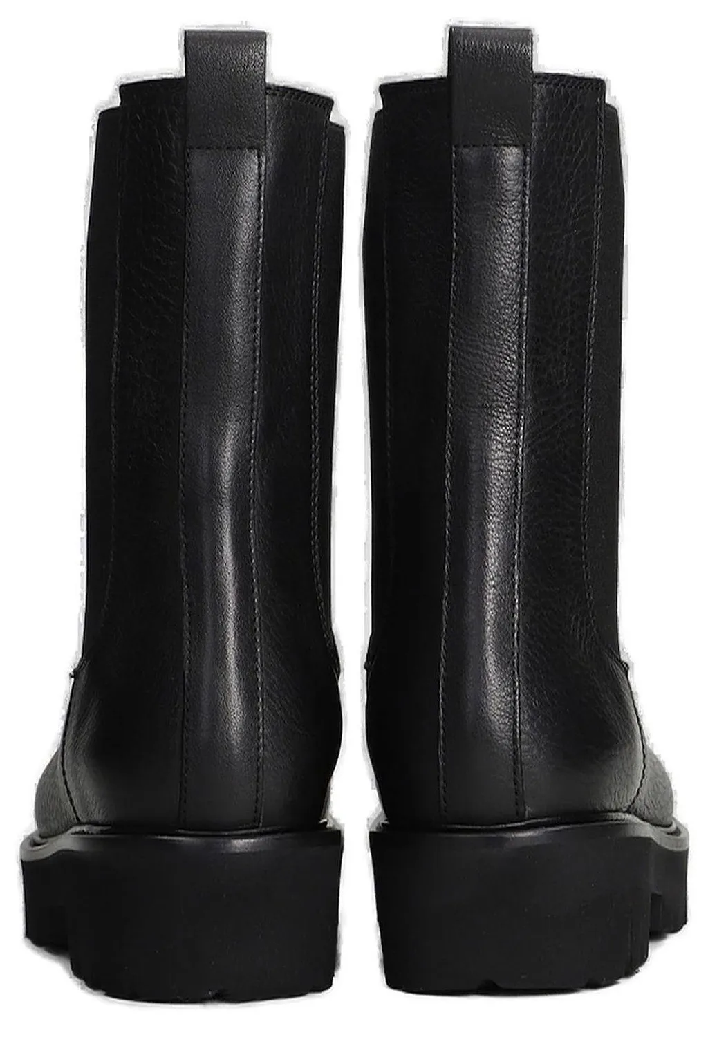 Anna F. Round Toe Combat Boots