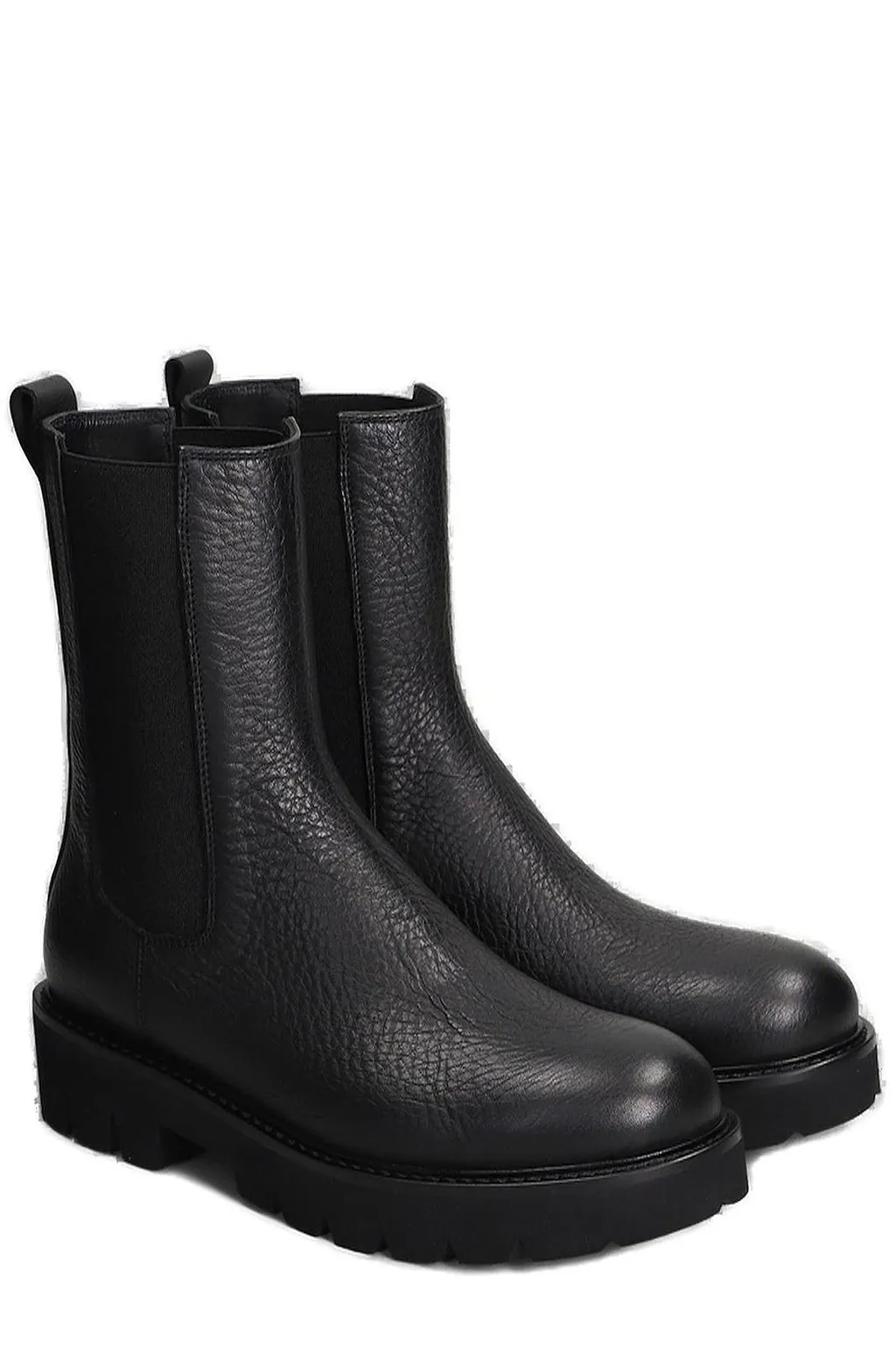 Anna F. Round Toe Combat Boots