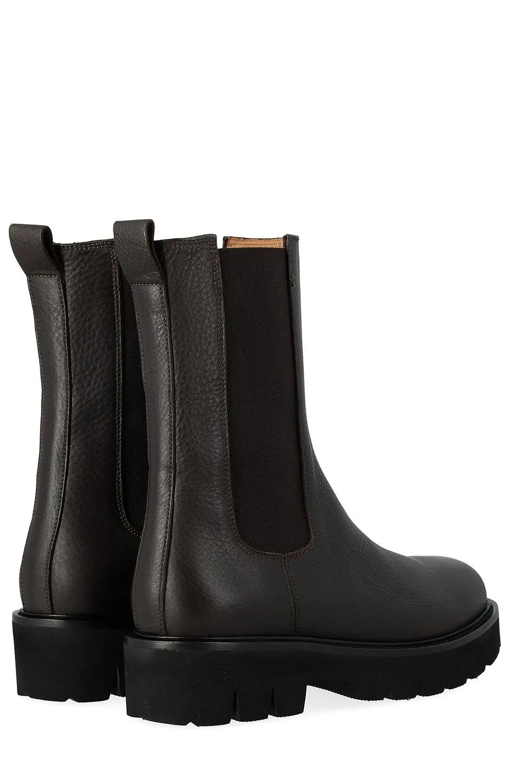 Anna F. Round Toe Combat Boots