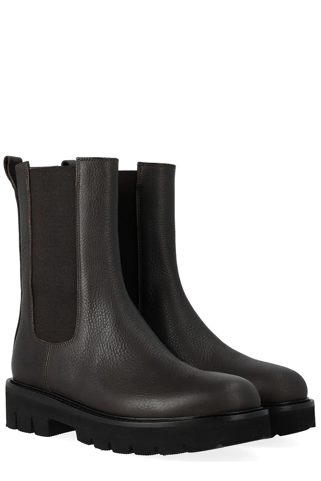 Anna F. Round Toe Combat Boots