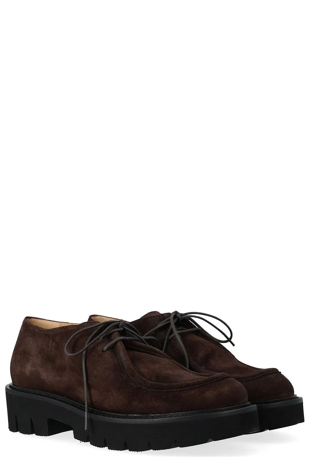 Anna F. Round Toe Lace-Up Shoes