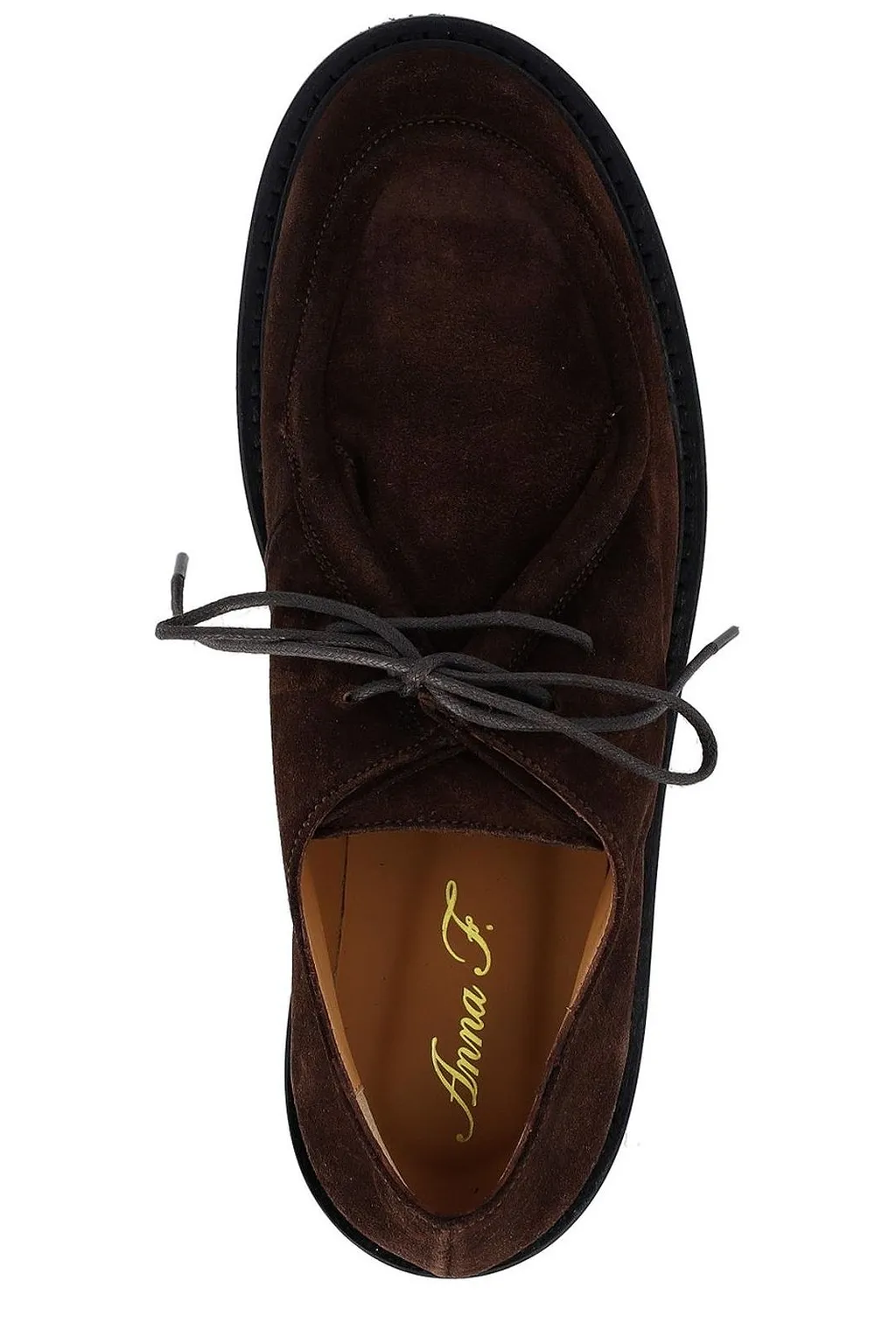 Anna F. Round Toe Lace-Up Shoes