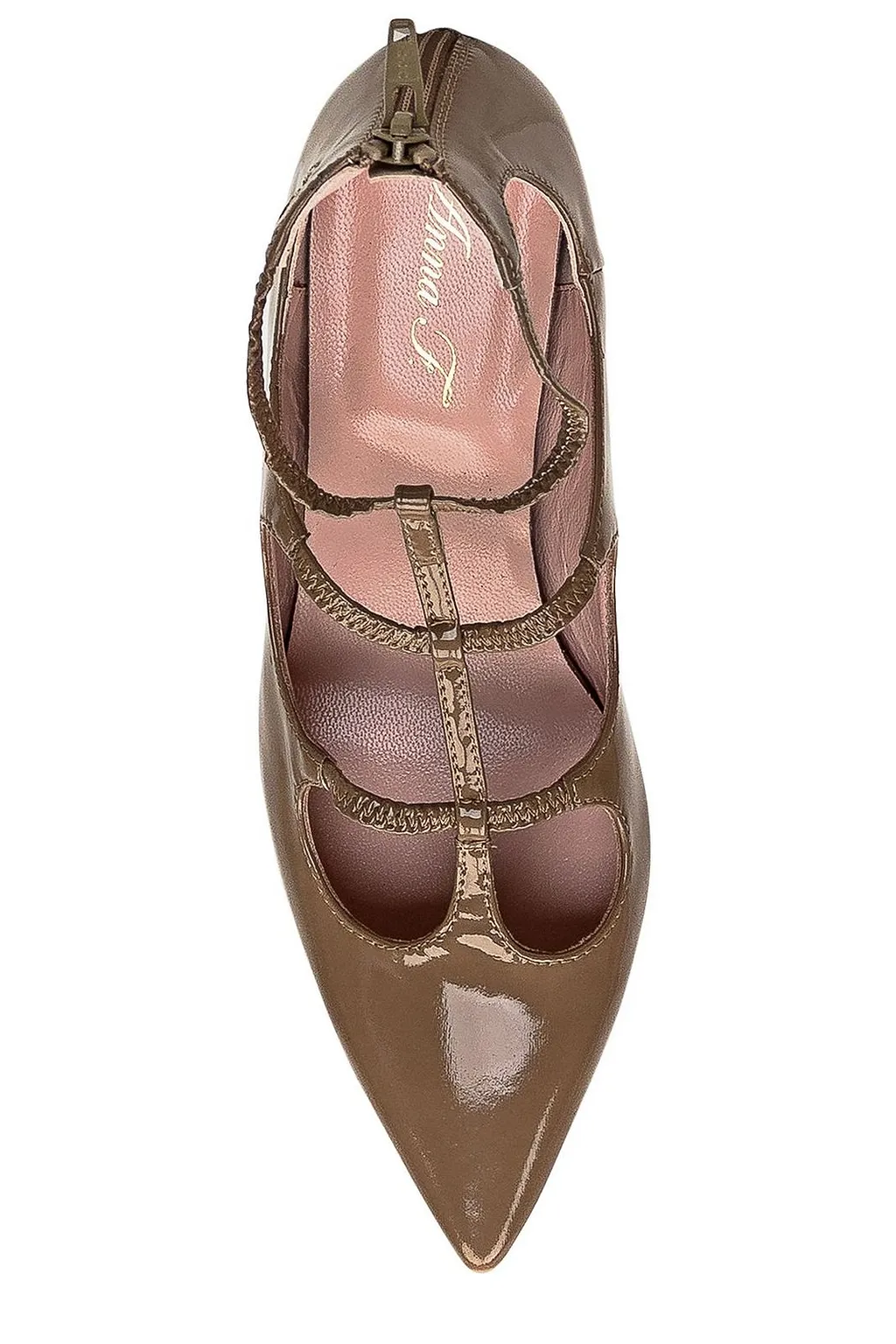 Anna F. Strappy Kitten Heel Pumps