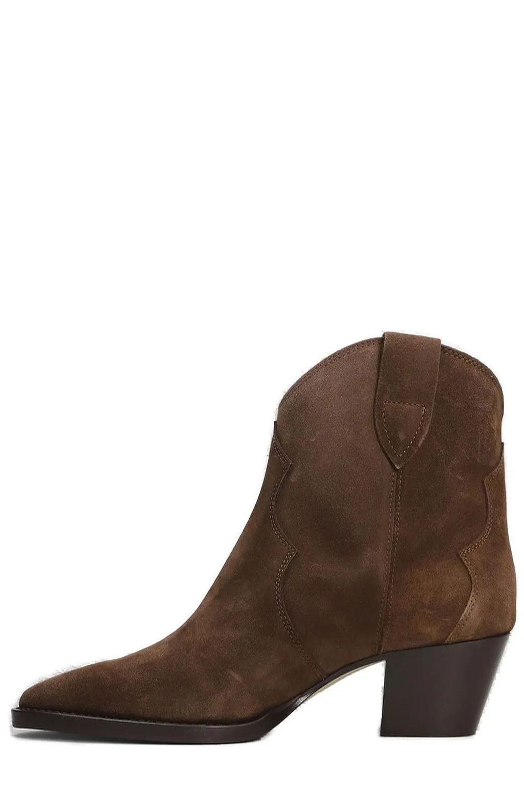 Anna F. Texan Block Heel Ankle Boots