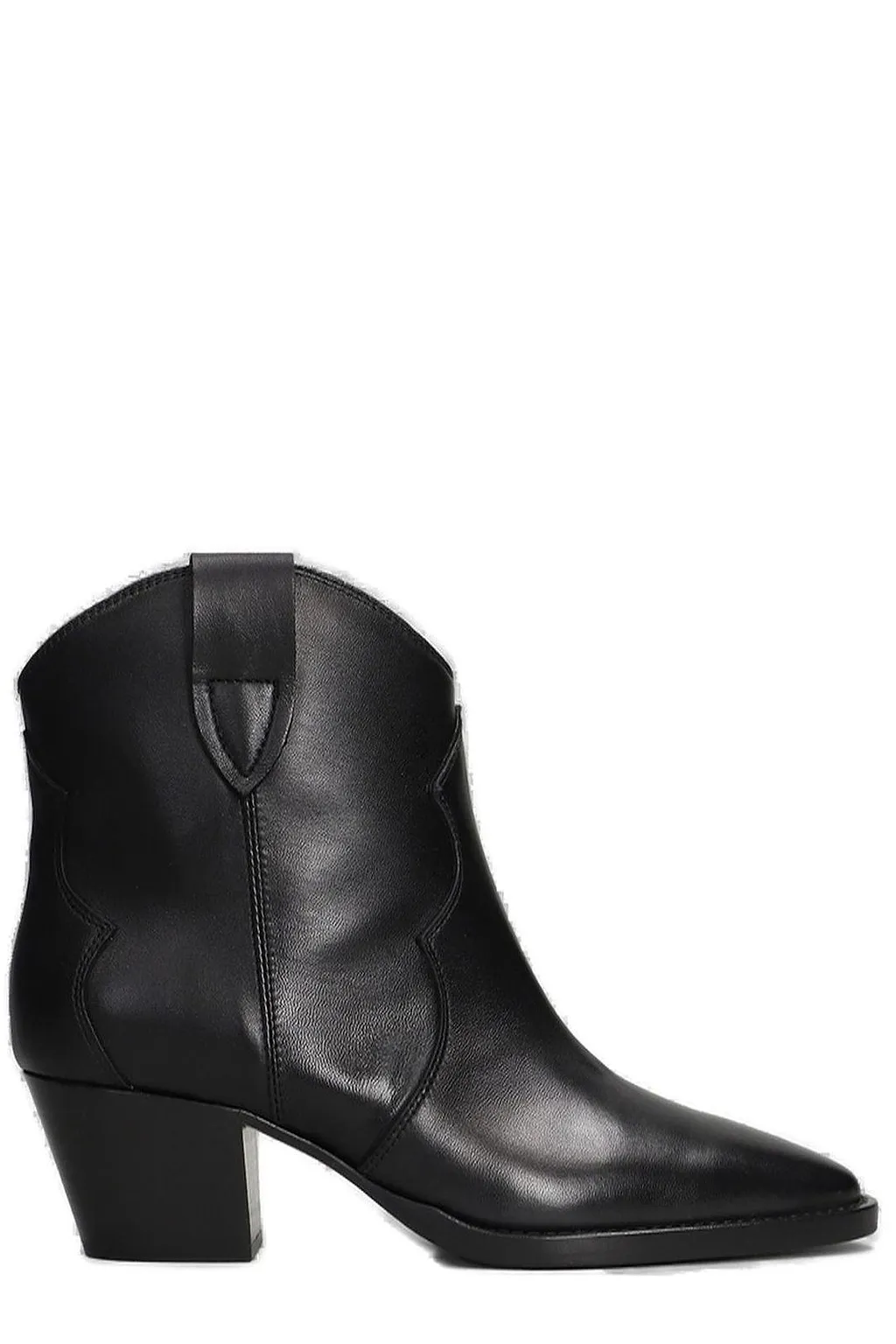 Anna F. Texan Block Heel Ankle Boots