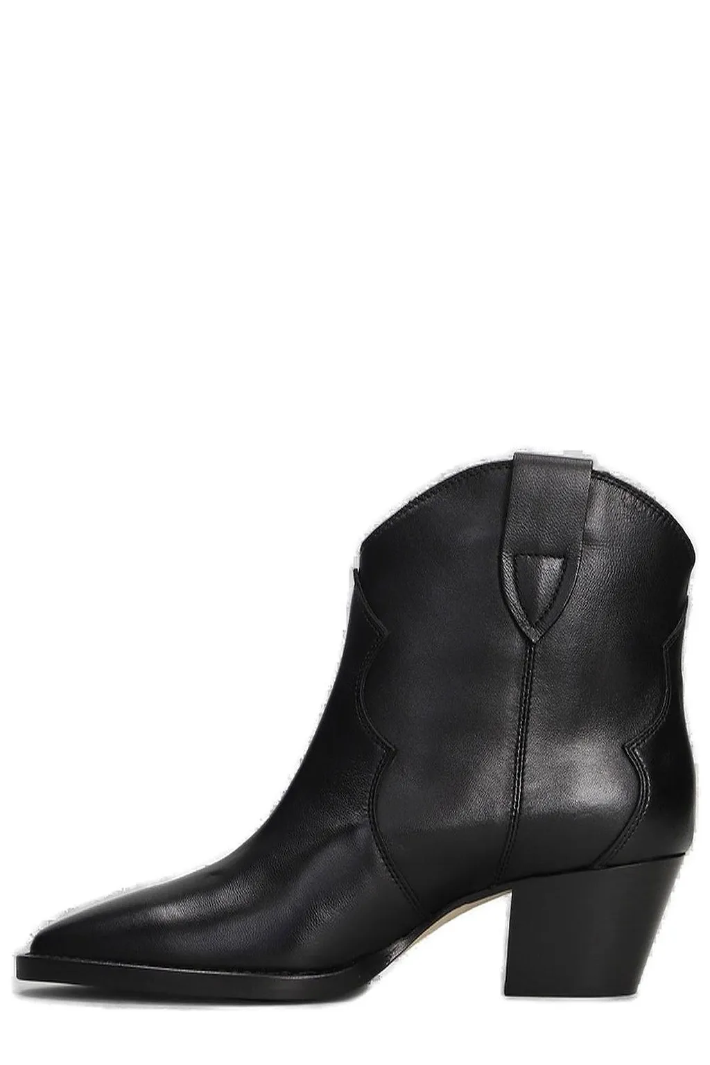 Anna F. Texan Block Heel Ankle Boots