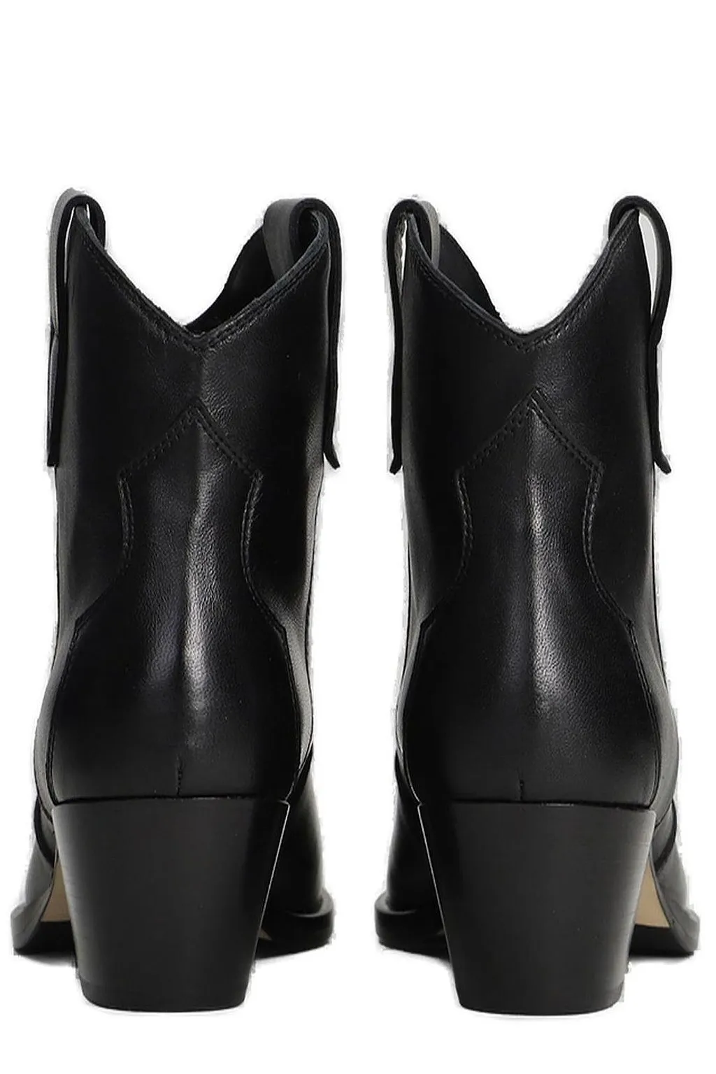 Anna F. Texan Block Heel Ankle Boots