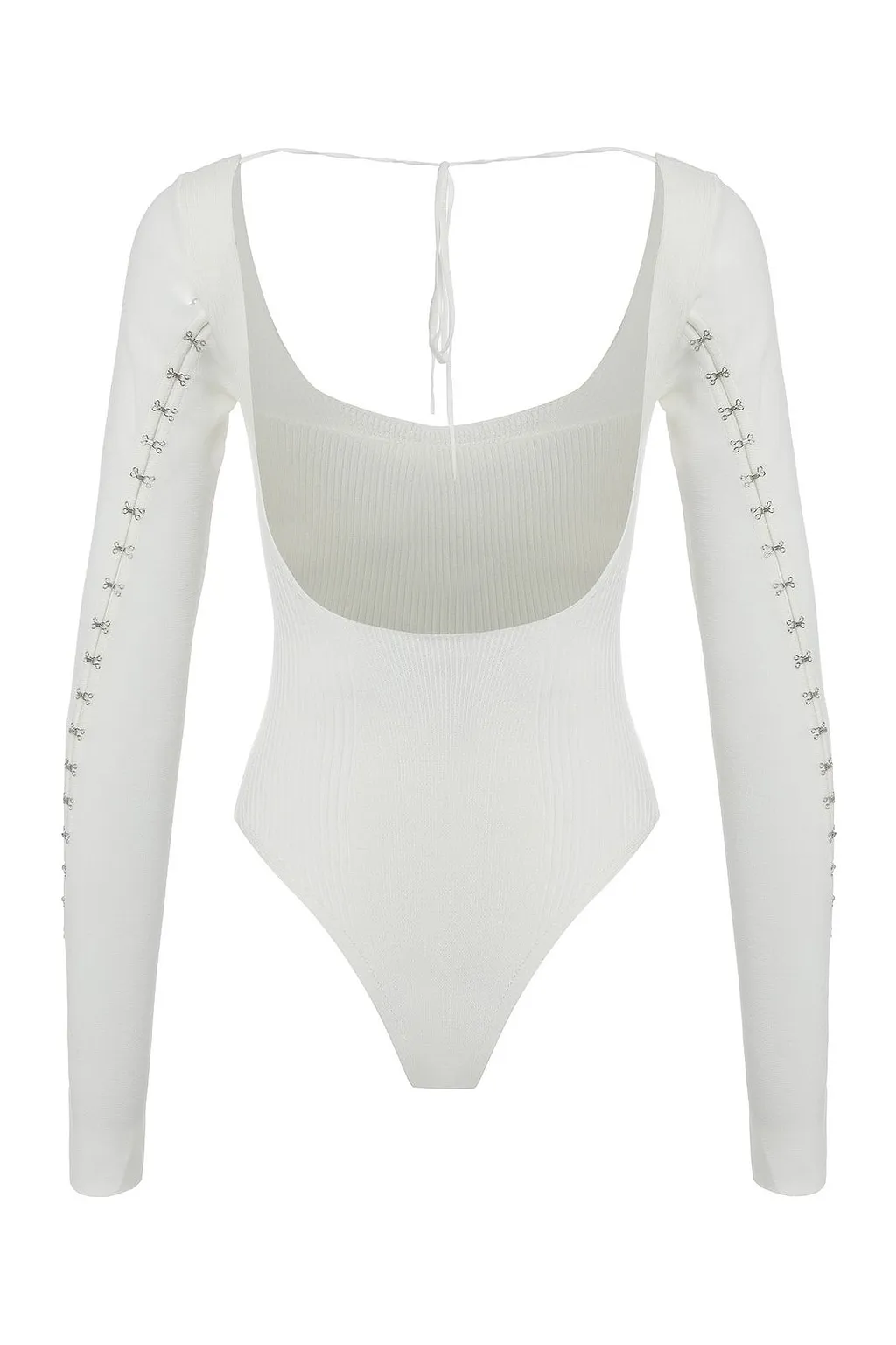Anna October Hook-Detail Long Sleeve Knitted Body
