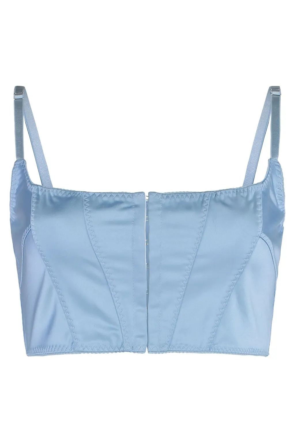 Anna October Hook-Front Cropped Top