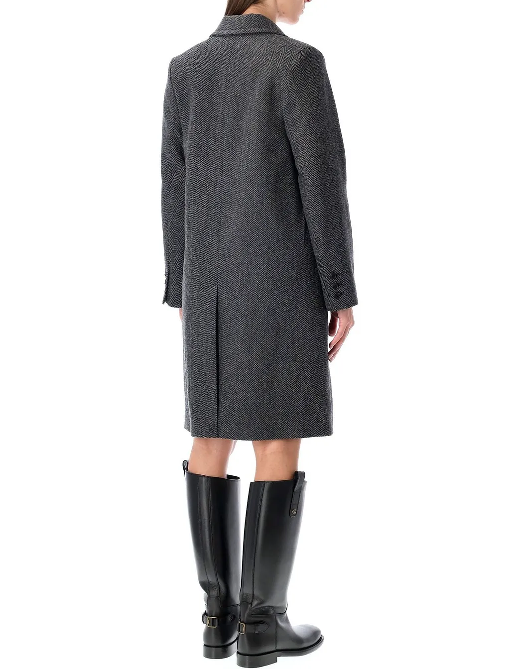 A.P.C. Ginny Double Breasted Knee-Length Coat