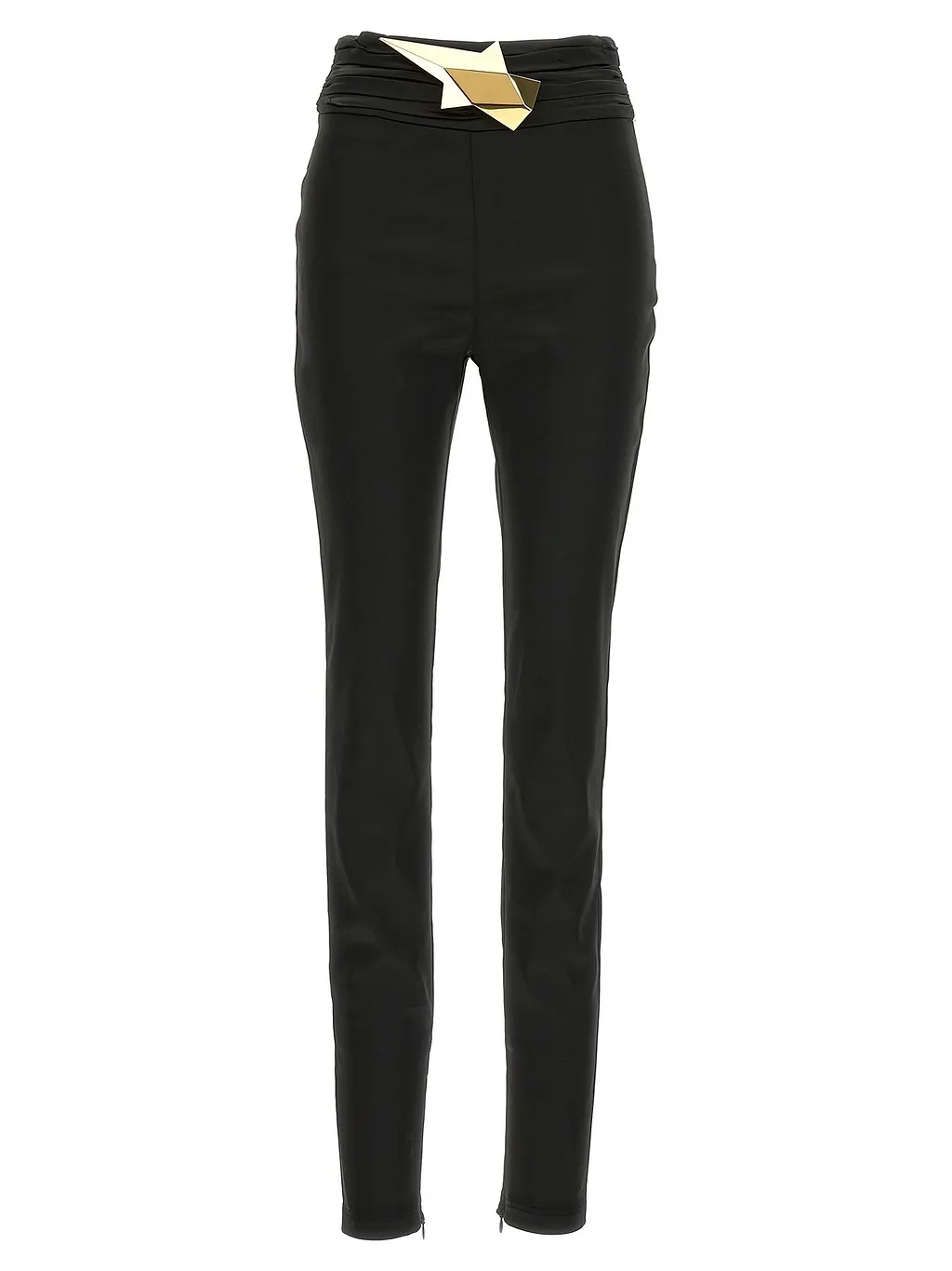 Area High Waist Star Stud Stretched Lycra Leggings