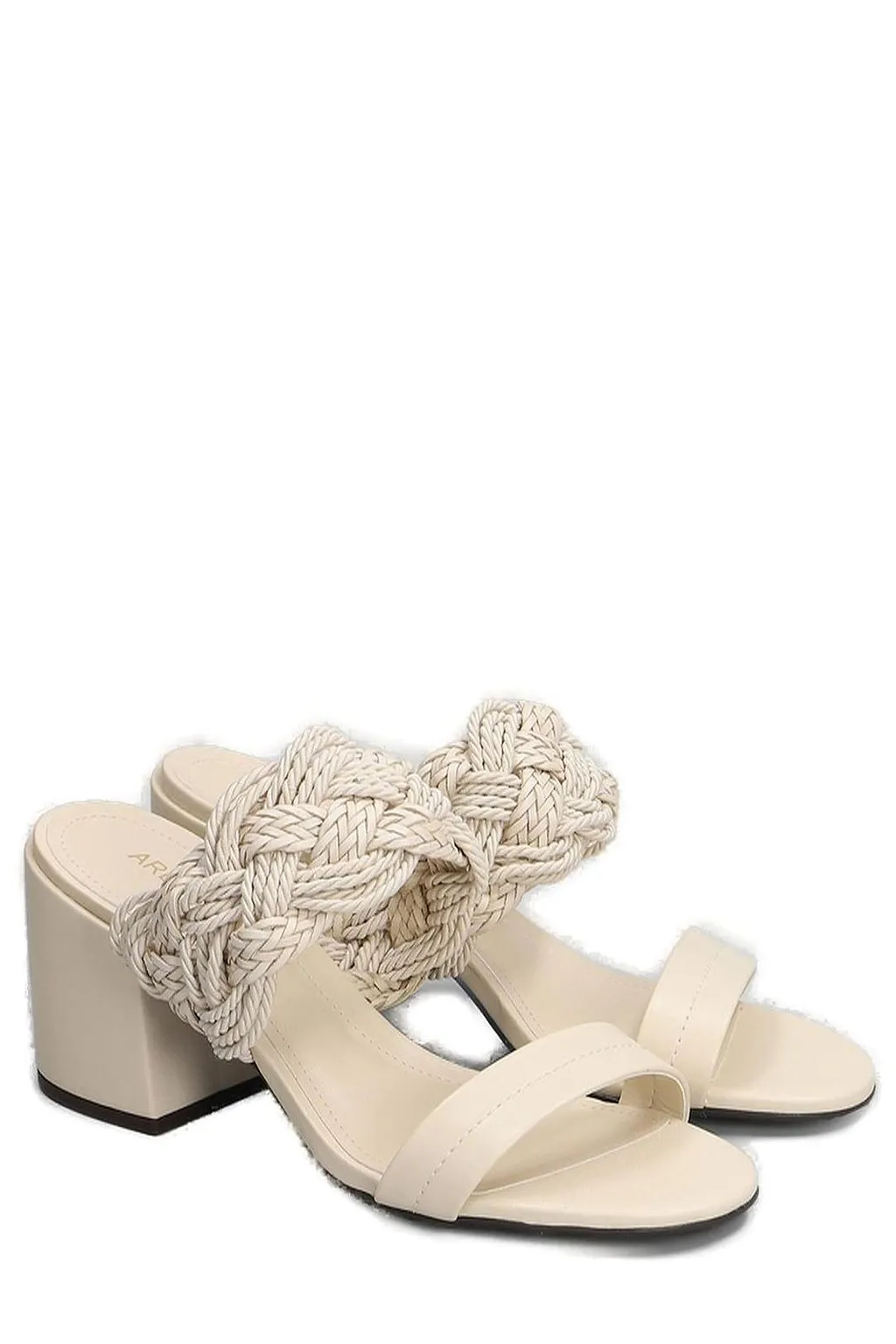 Arezzo Wide Braided Strap Sandals