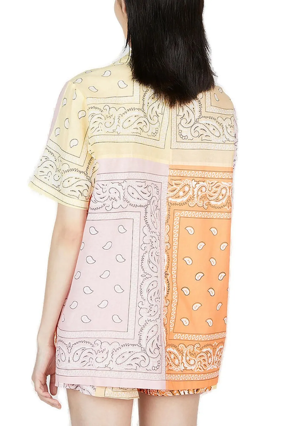Paisley Printed Short Sleeved Shirt