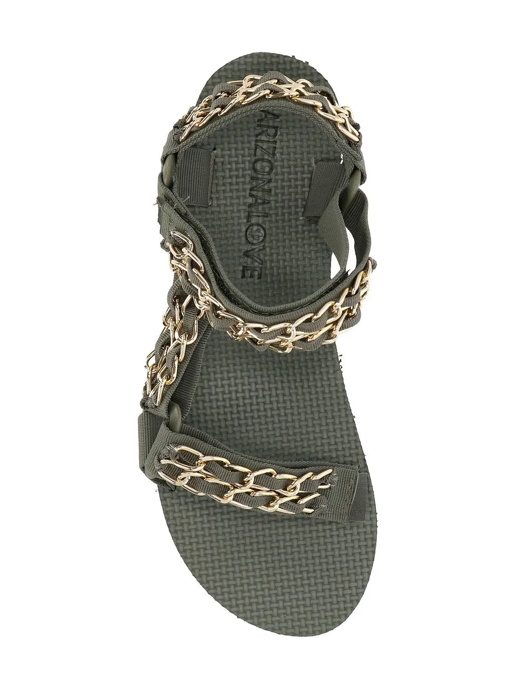 Trekky Chain-Embellished Open Toe Sandals