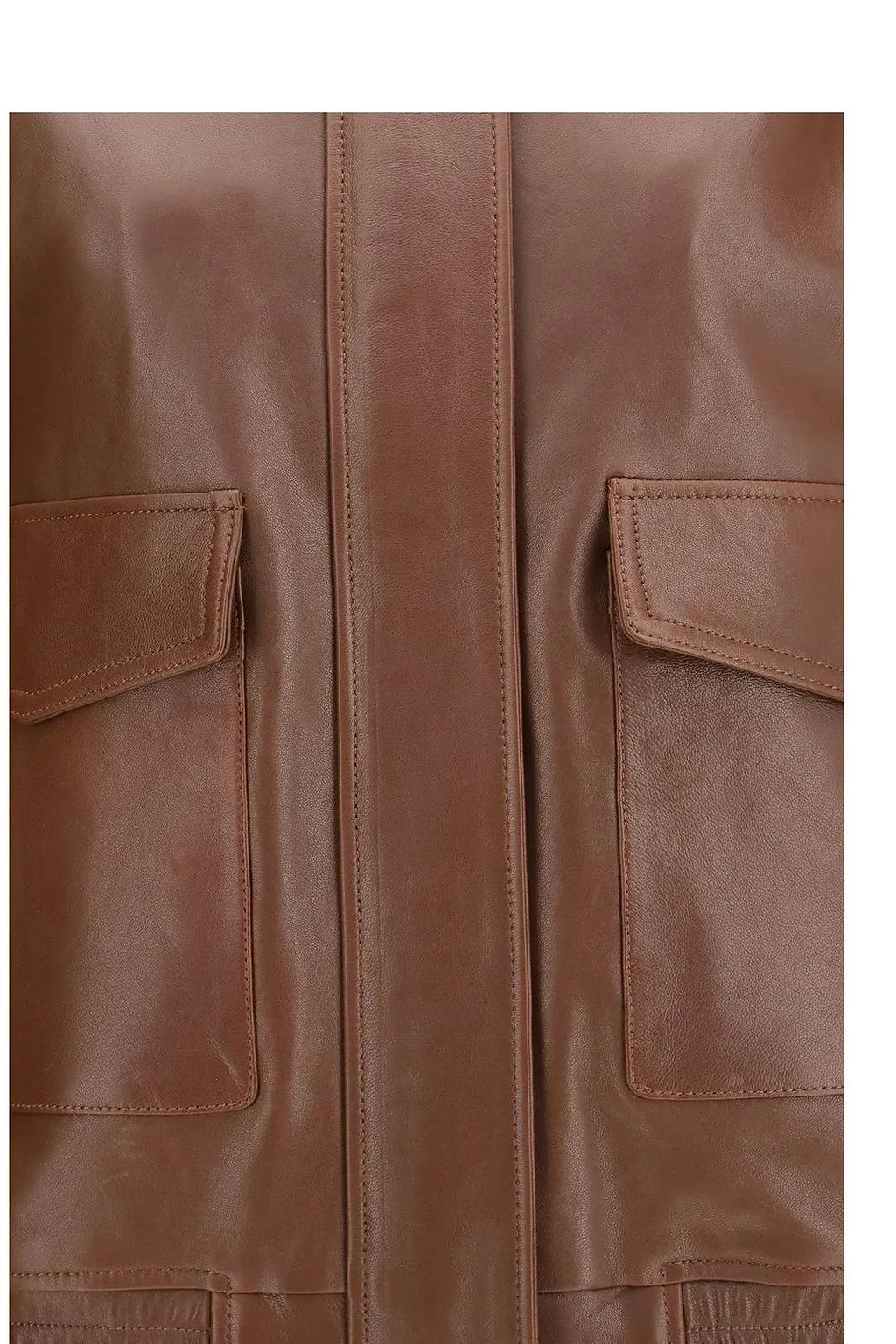 Astra Oversized Leather Jacket