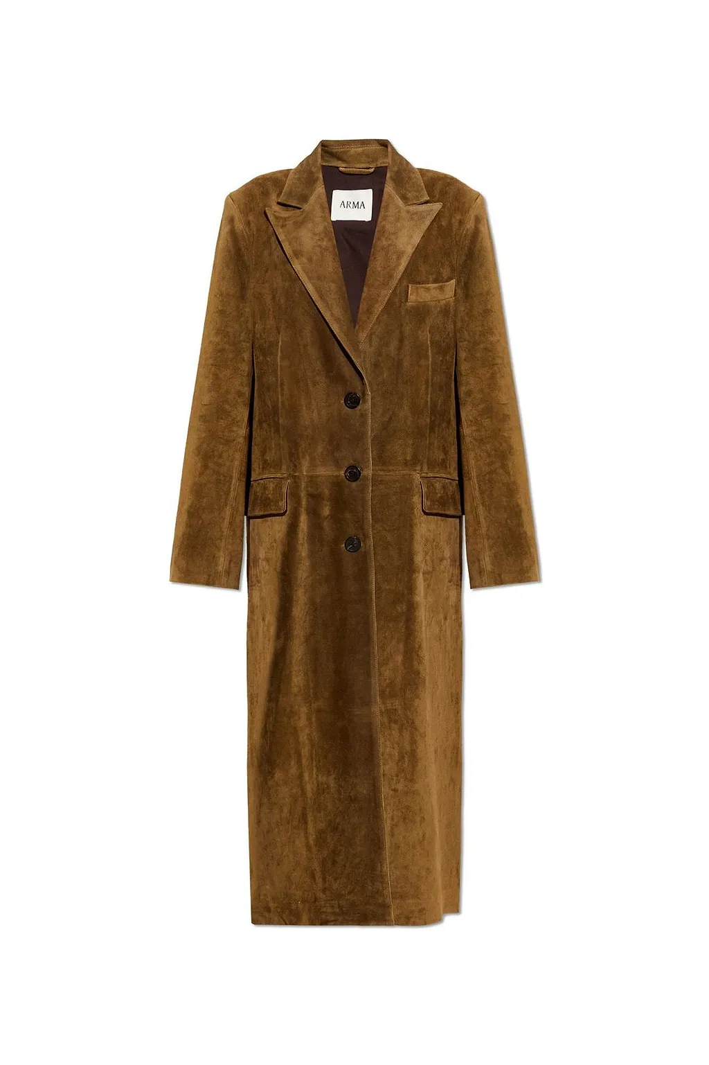 Arma Alissa Suede Long Coat