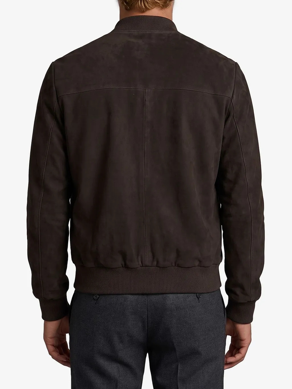 Arma Didier Suede Bomber Jacket