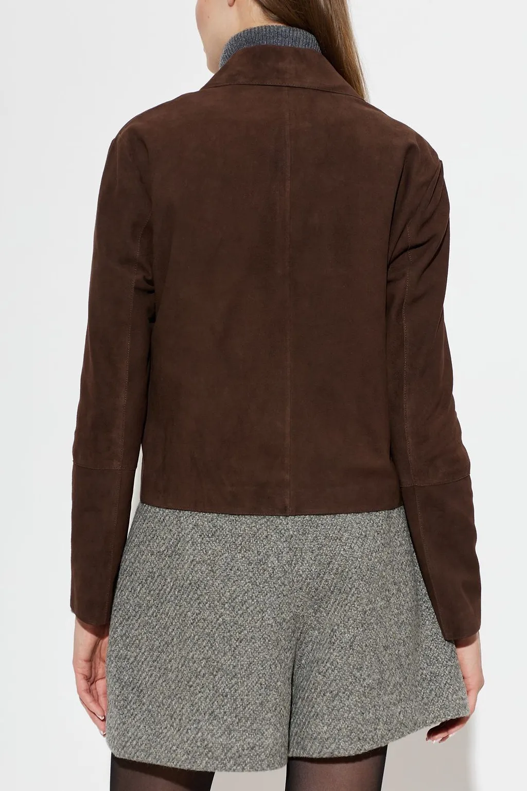 Arma Emy Cropped Button-Up Jacket