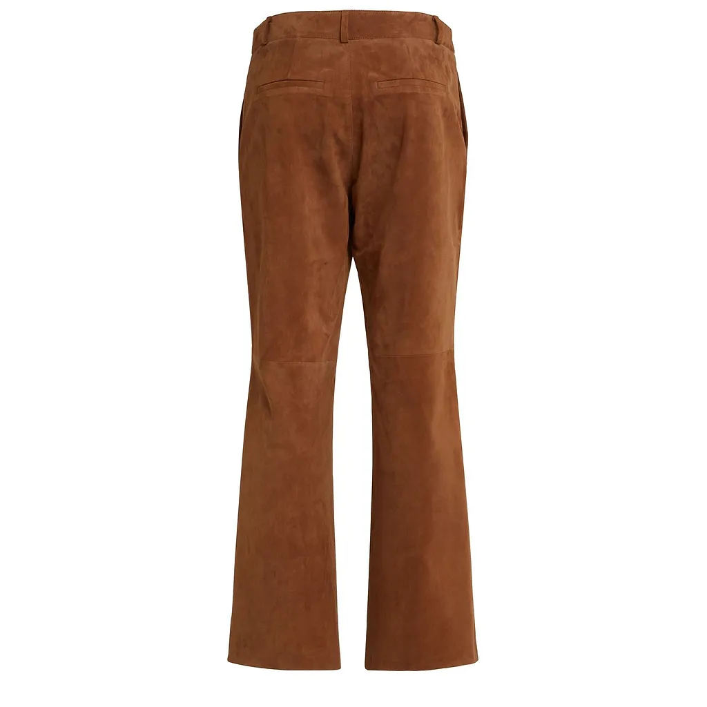 Arma Flared Suede Pants