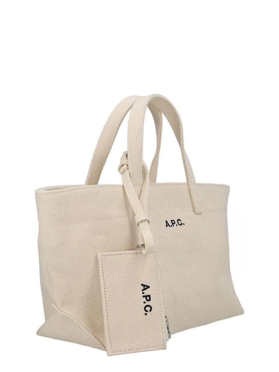 A.P.C. Logo Canvas Tote Bag