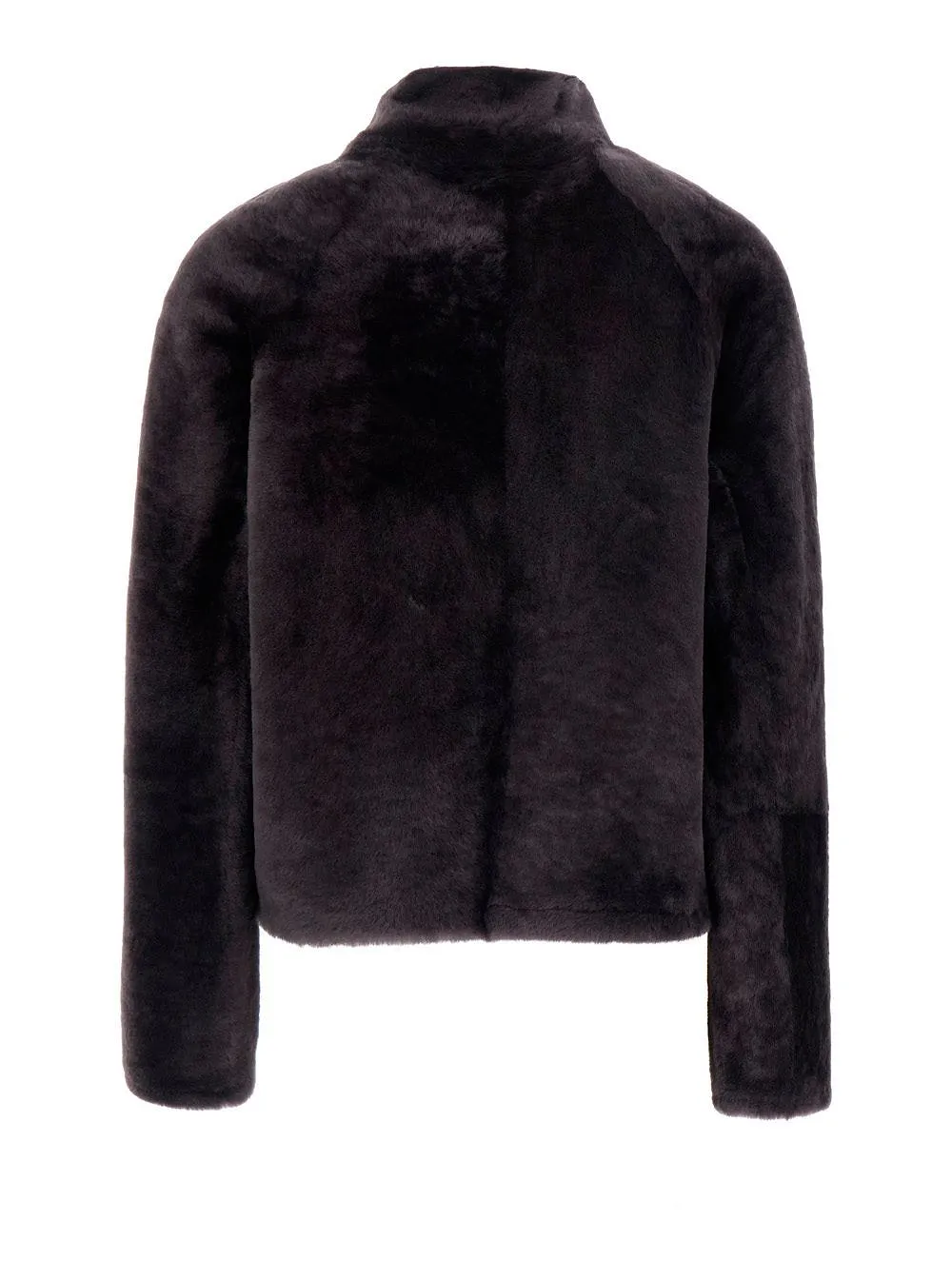Arma High Collar Shearling Coat
