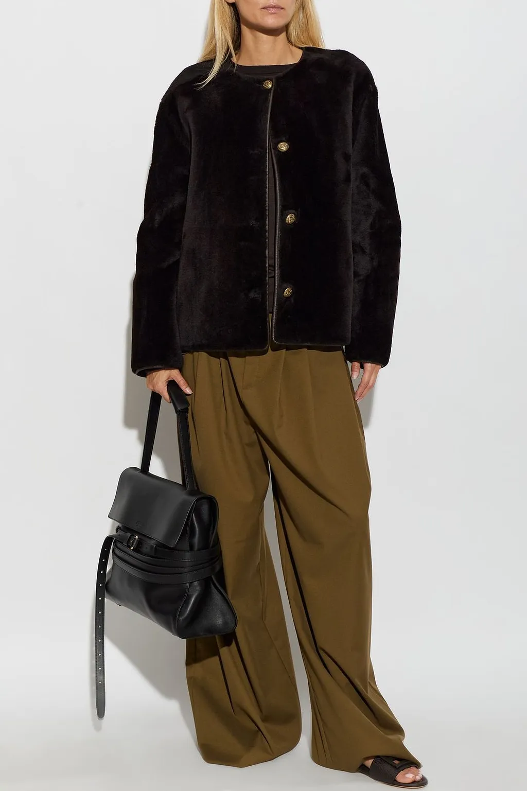 Gloria Reversible Collarless Jacket