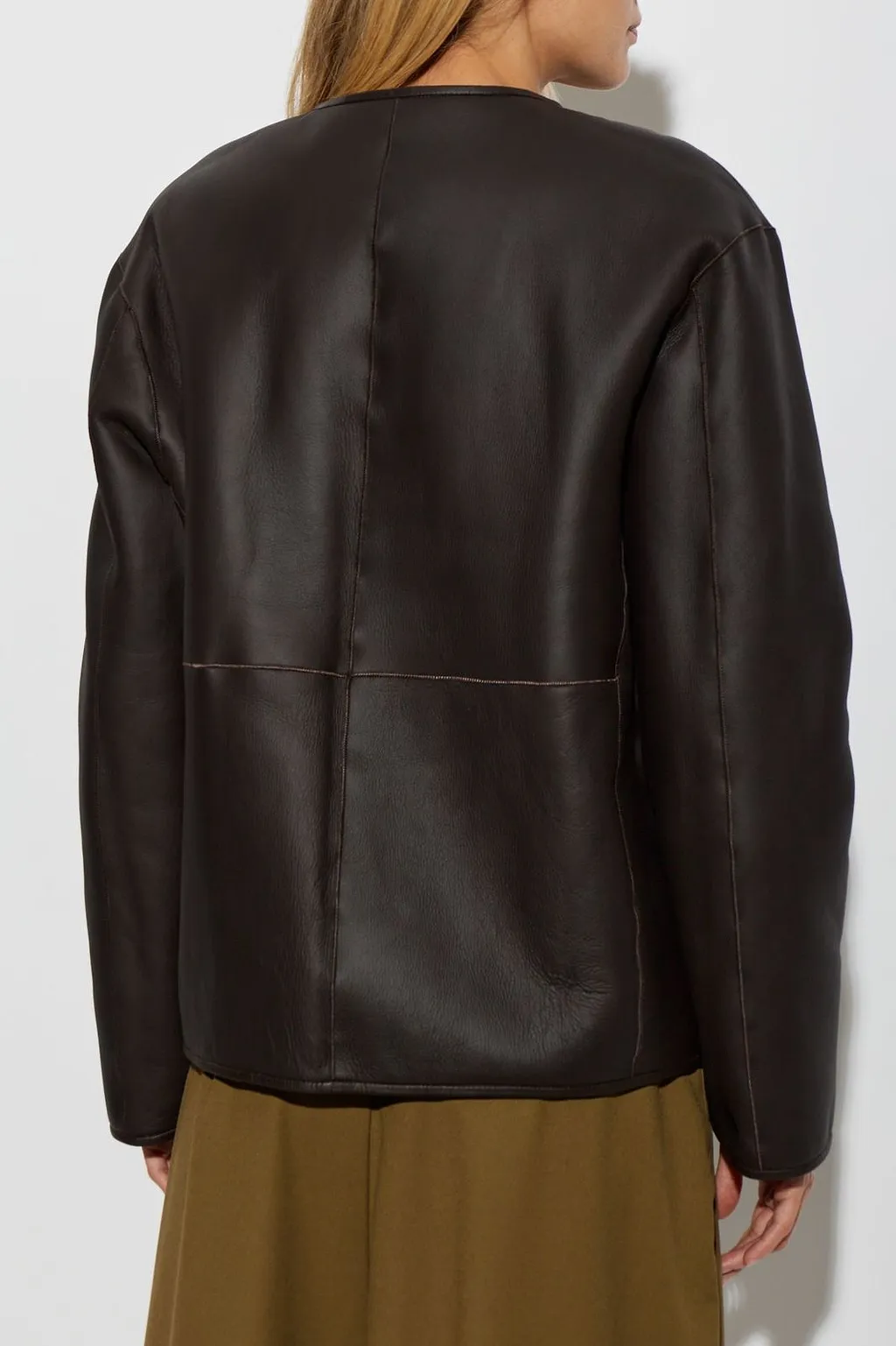 Gloria Reversible Collarless Jacket