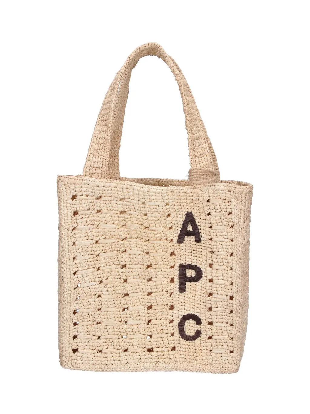 A.P.C. Logo Crochet Tote Bag