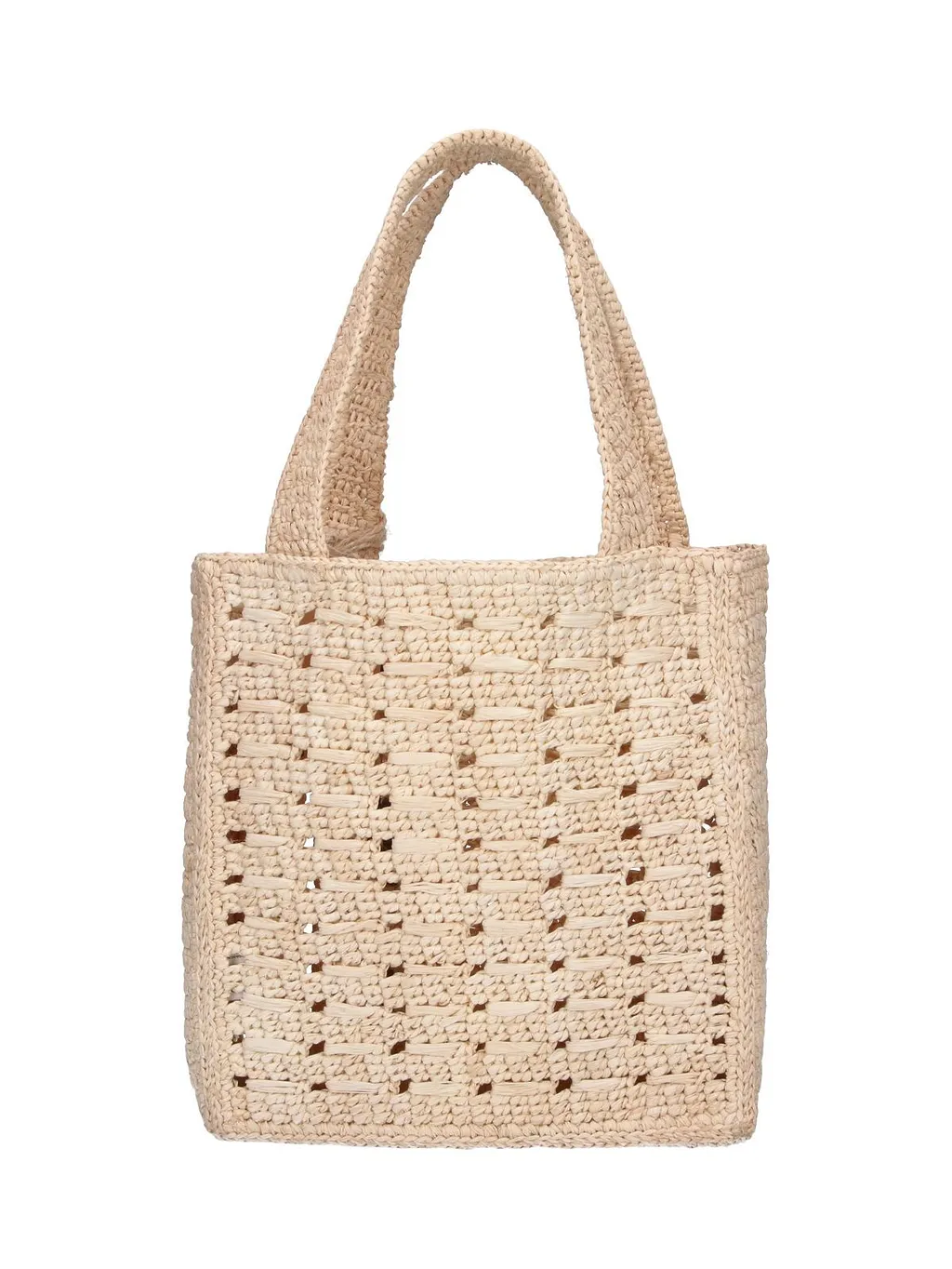 A.P.C. Logo Crochet Tote Bag