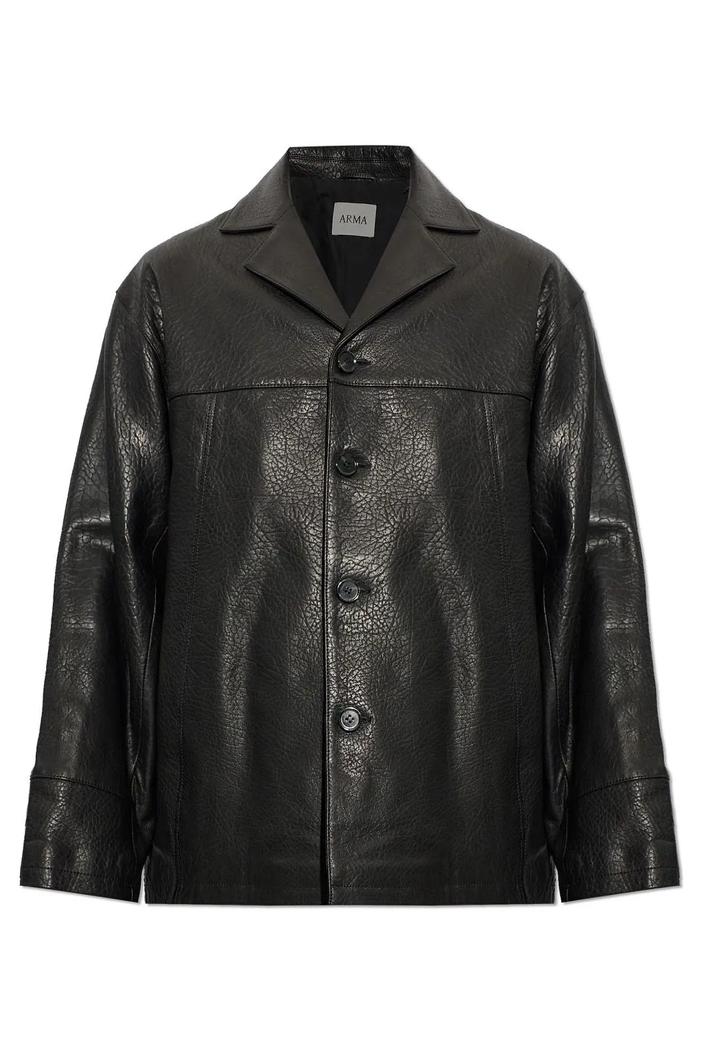 Arma Jack Textured Leather Jacket