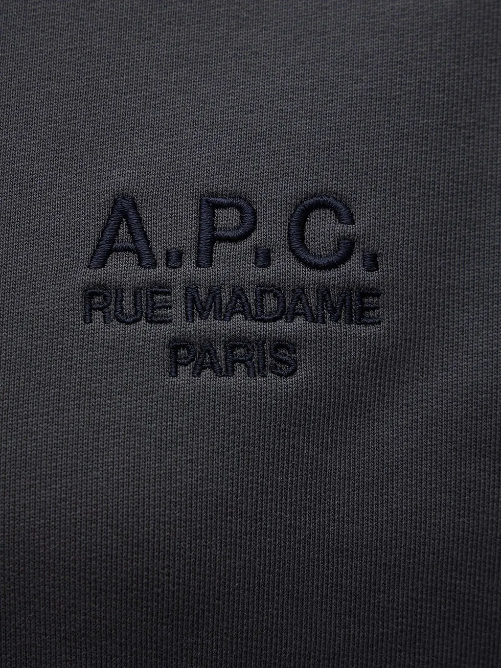 A.P.C. Logo Embroidered Crewneck Sweatshirt